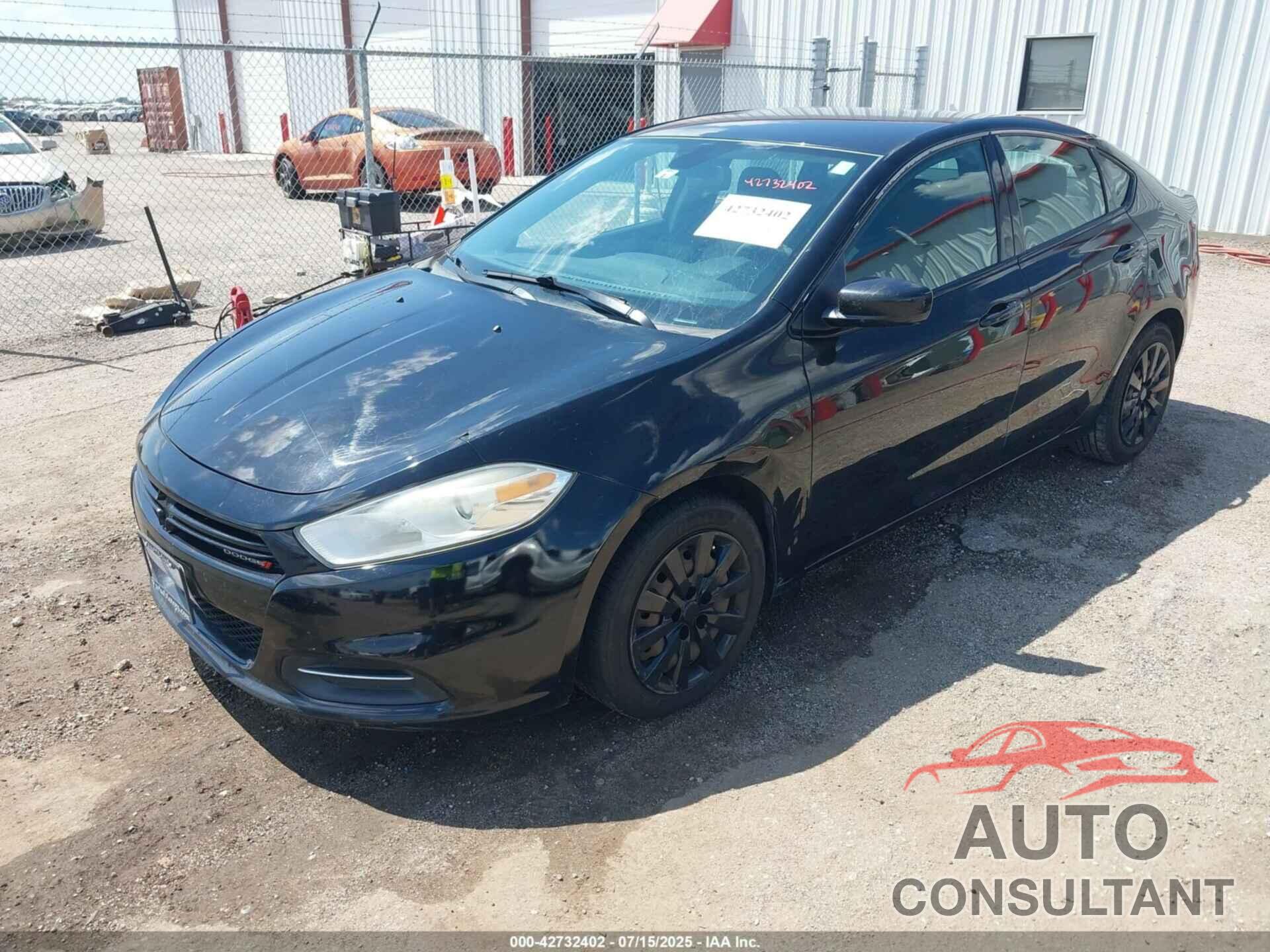 DODGE DART 2016 - 1C3CDFAAXGD570882