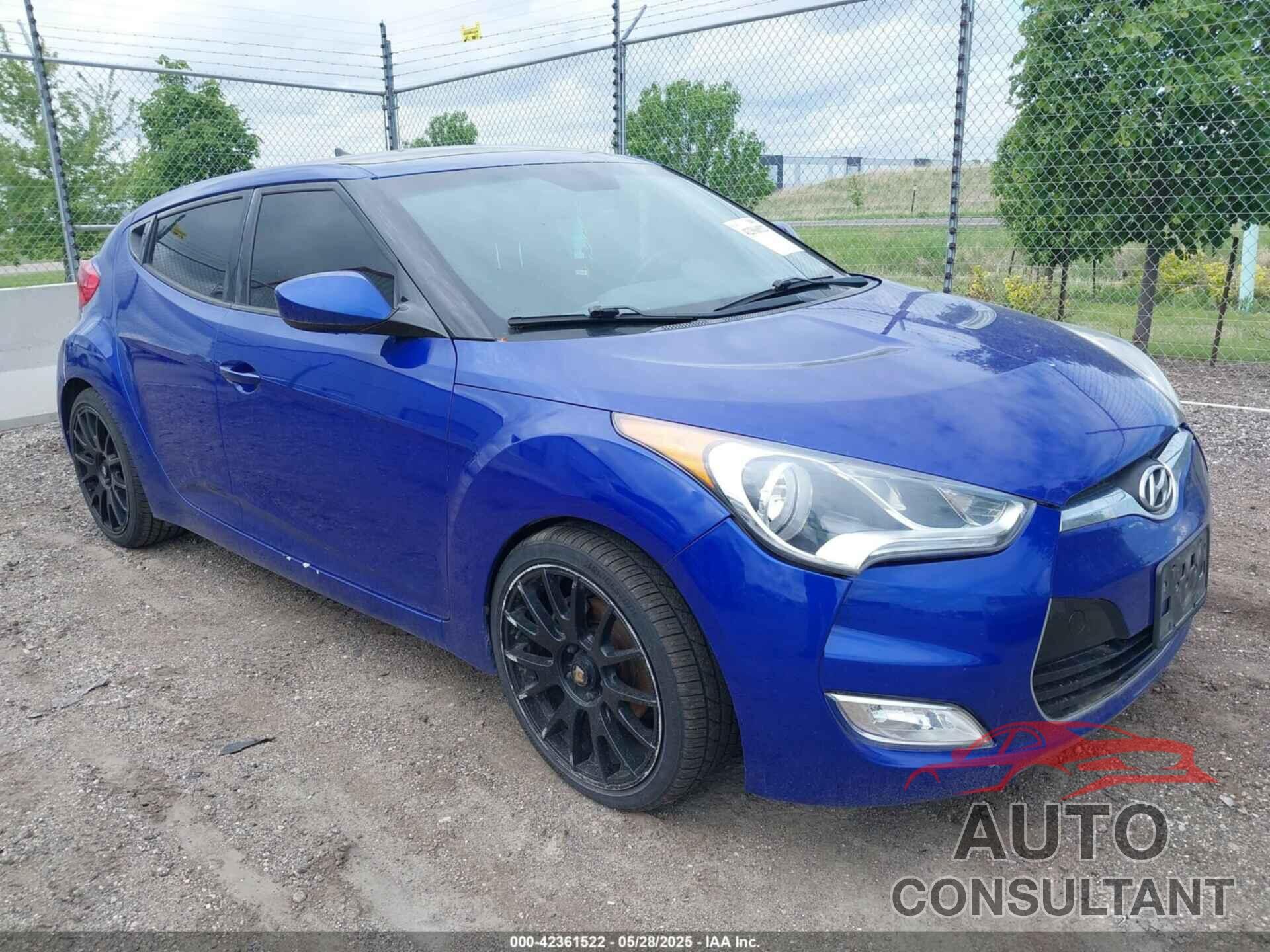 HYUNDAI VELOSTER 2012 - KMHTC6AD9CU032432