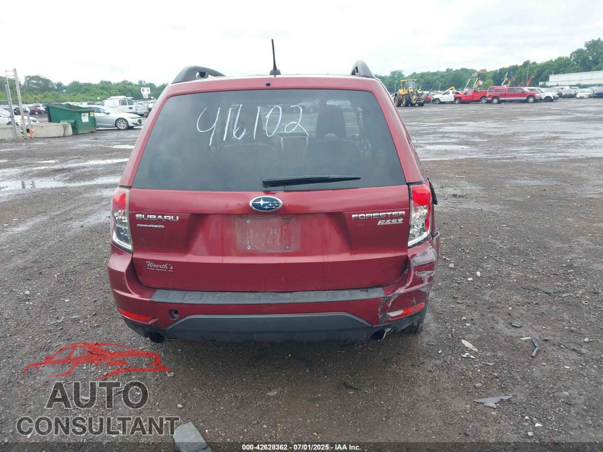 SUBARU FORESTER 2012 - JF2SHAEC2CH416102
