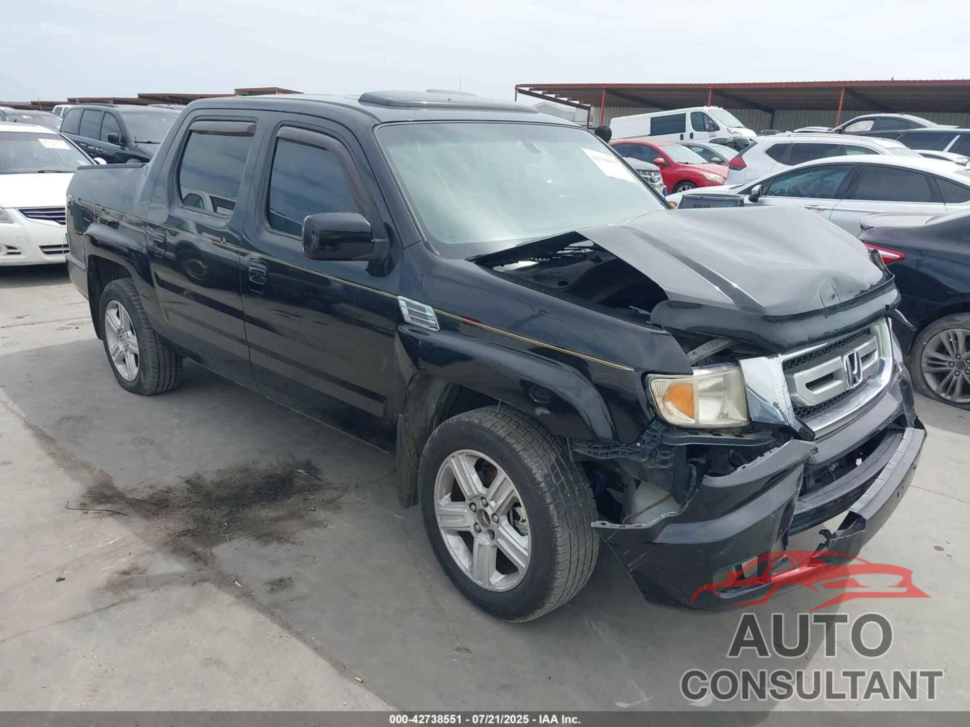 HONDA RIDGELINE 2011 - 5FPYK1F57BB003379