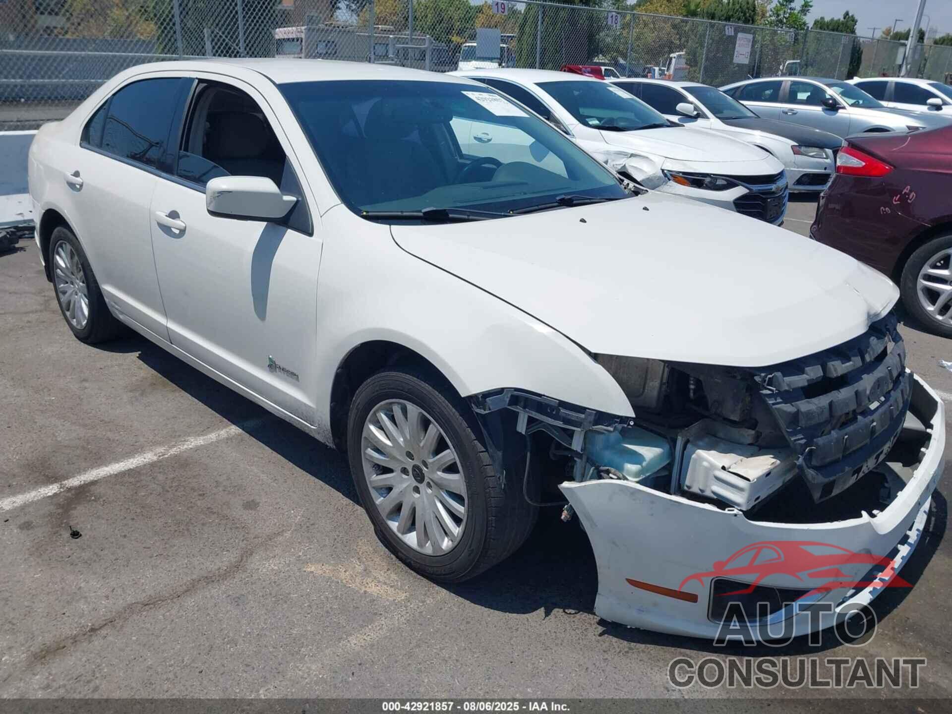 FORD FUSION HYBRID 2012 - 3FADP0L30CR157878