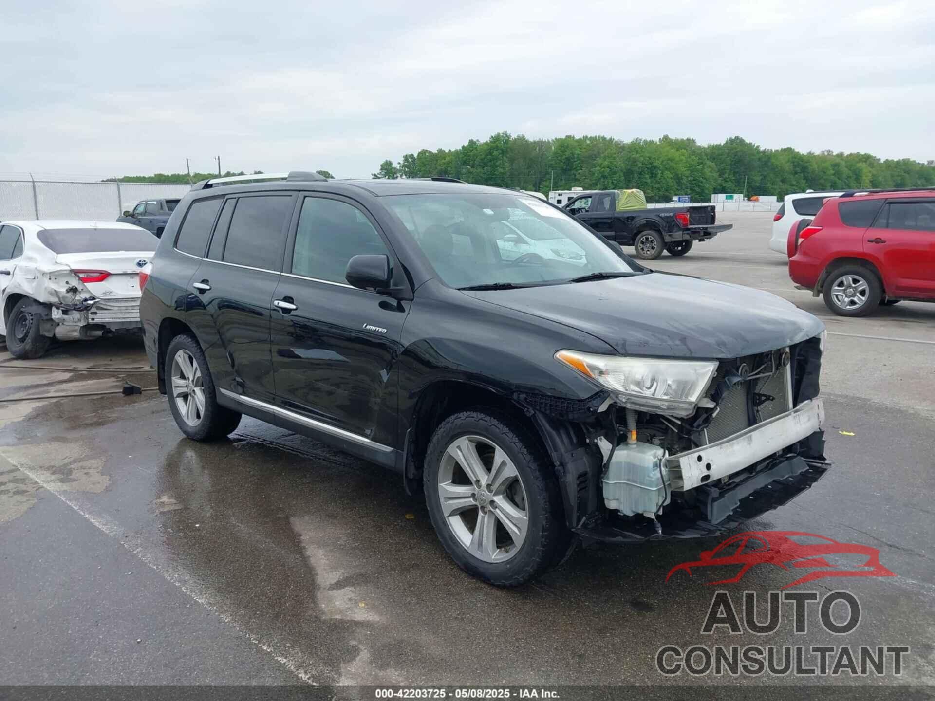 TOYOTA HIGHLANDER 2012 - 5TDDK3EH6CS139367