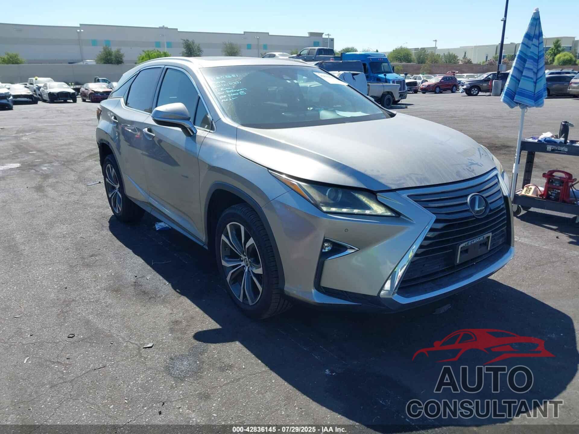 LEXUS RX 350 2018 - 2T2ZZMCA0JC116665