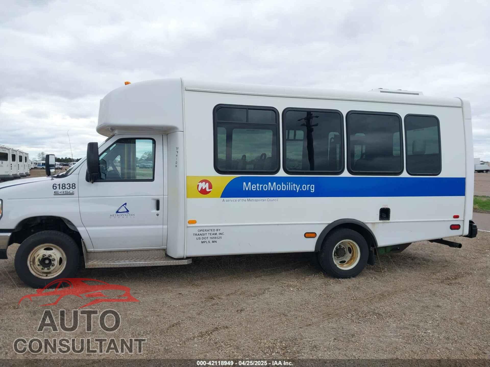 FORD E-450 CUTAWAY 2019 - 1FDFE4FS2KDC56126