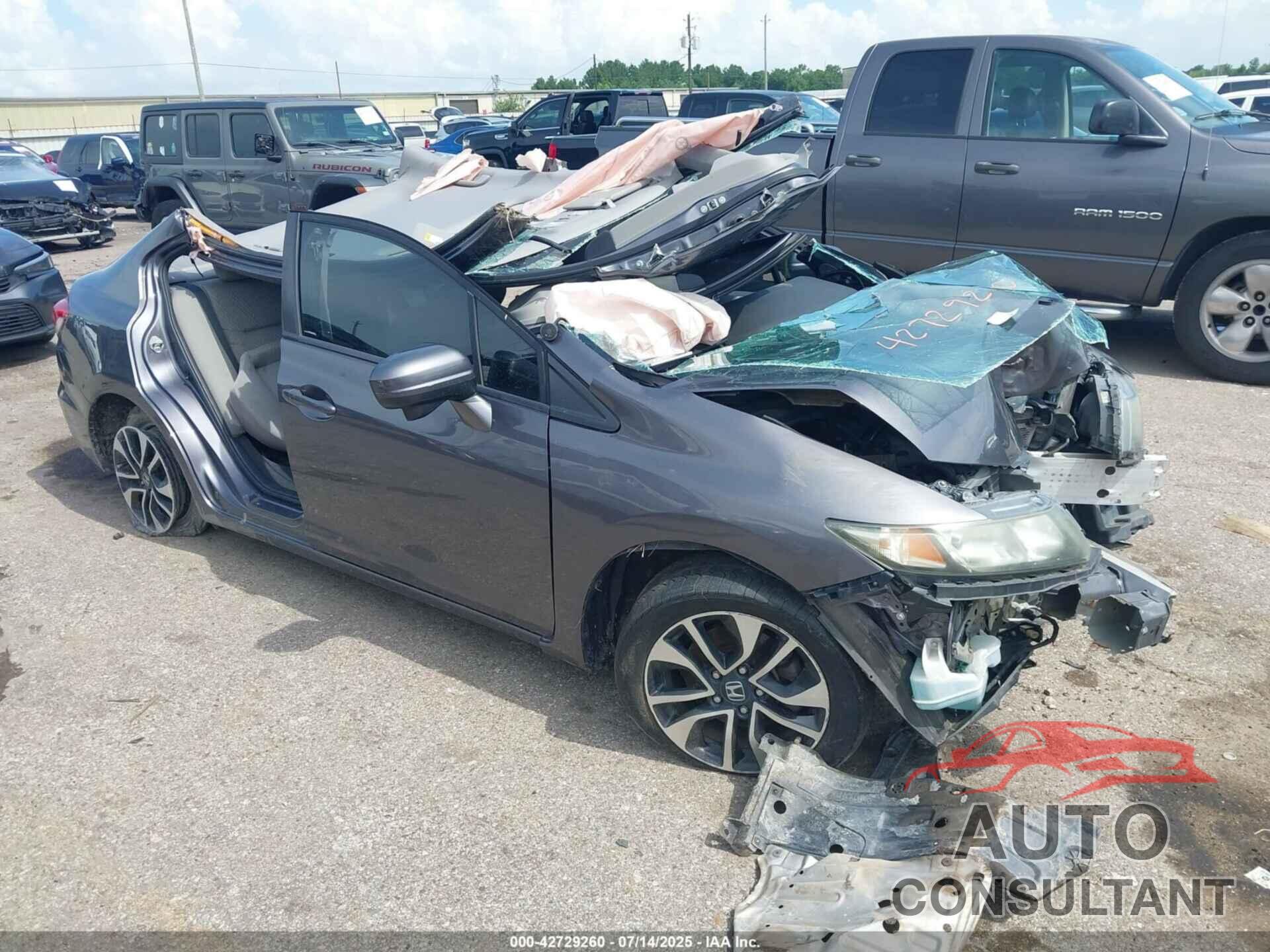 HONDA CIVIC 2015 - 19XFB2F80FE027079