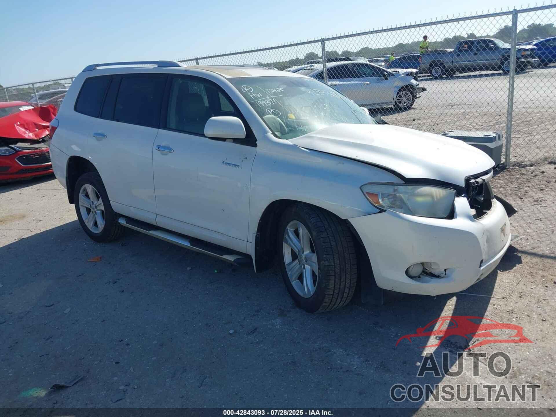 TOYOTA HIGHLANDER 2010 - 5TDYK3EH4AS004631