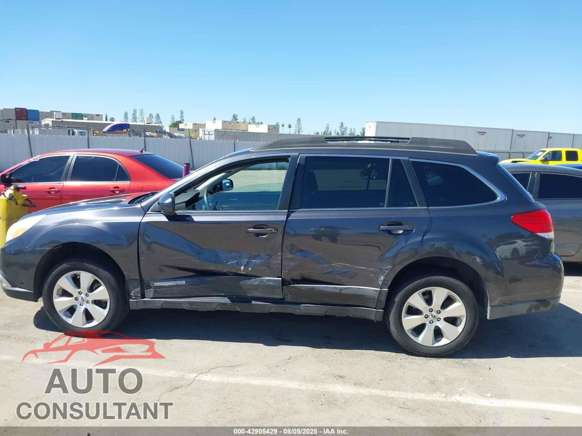 SUBARU OUTBACK 2011 - 4S4BRDKC8B2430083