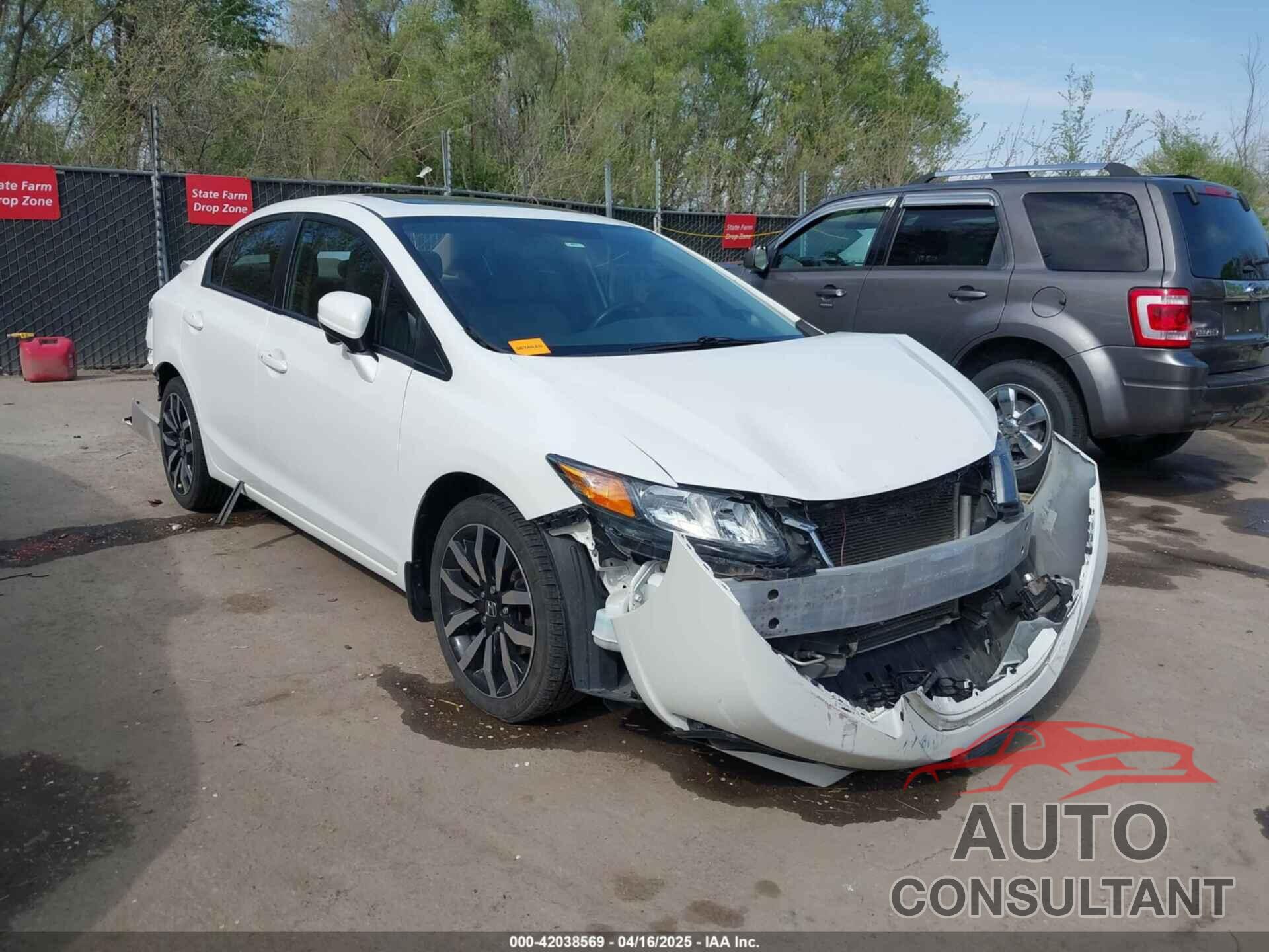 HONDA CIVIC 2014 - 19XFB2F98EE218322