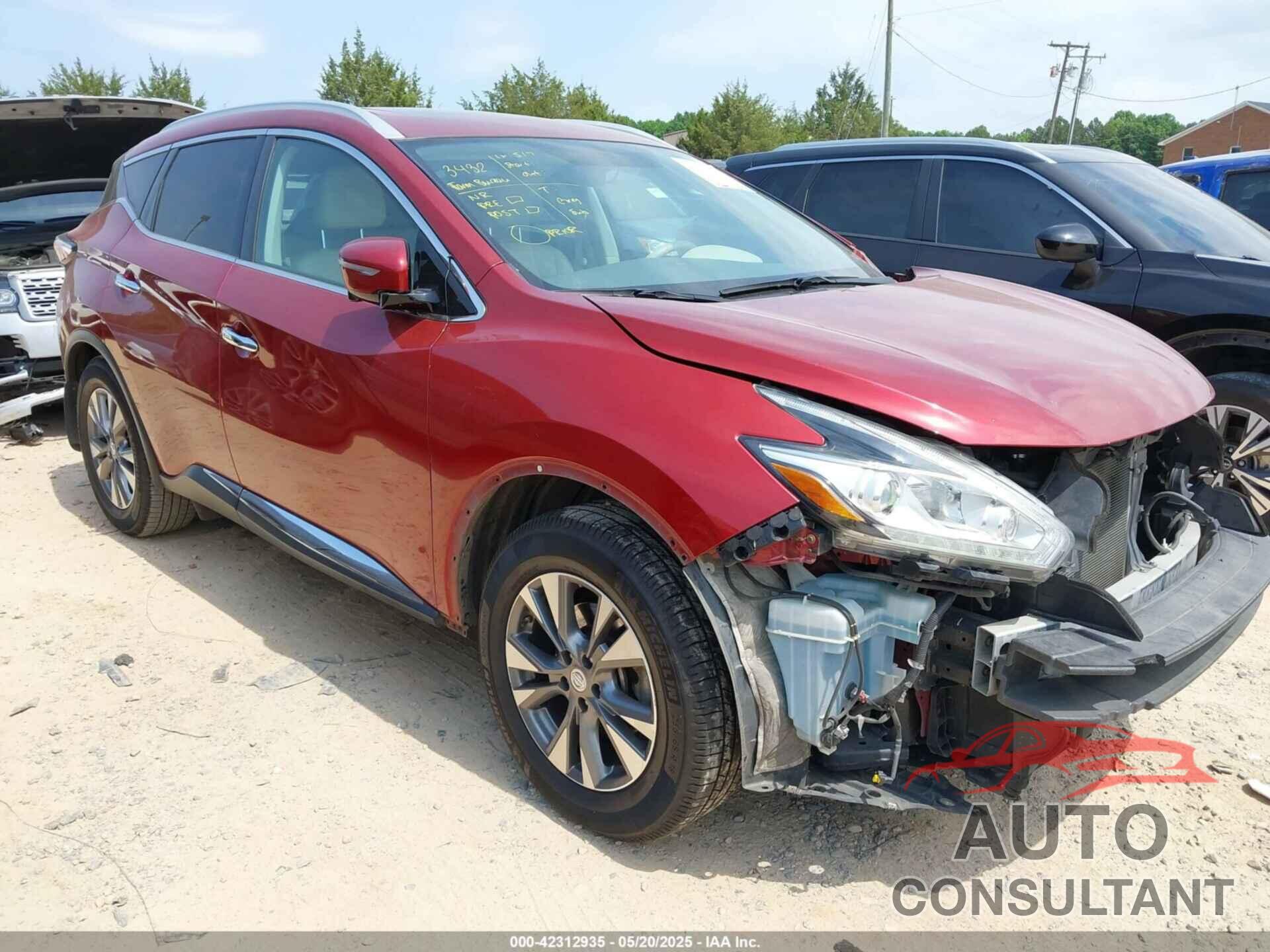NISSAN MURANO 2015 - 5N1AZ2MG5FN220819