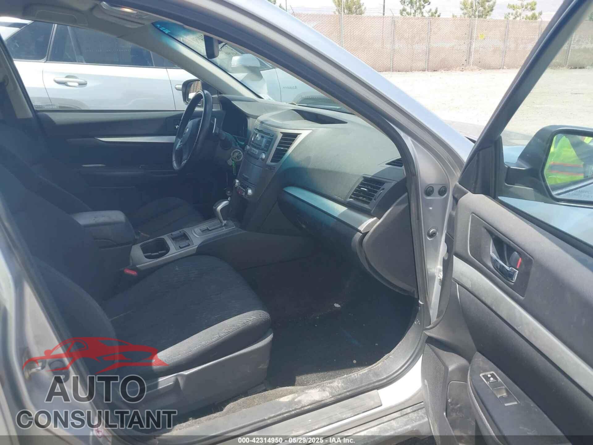 SUBARU OUTBACK 2012 - 4S4BRCCC5C3261600