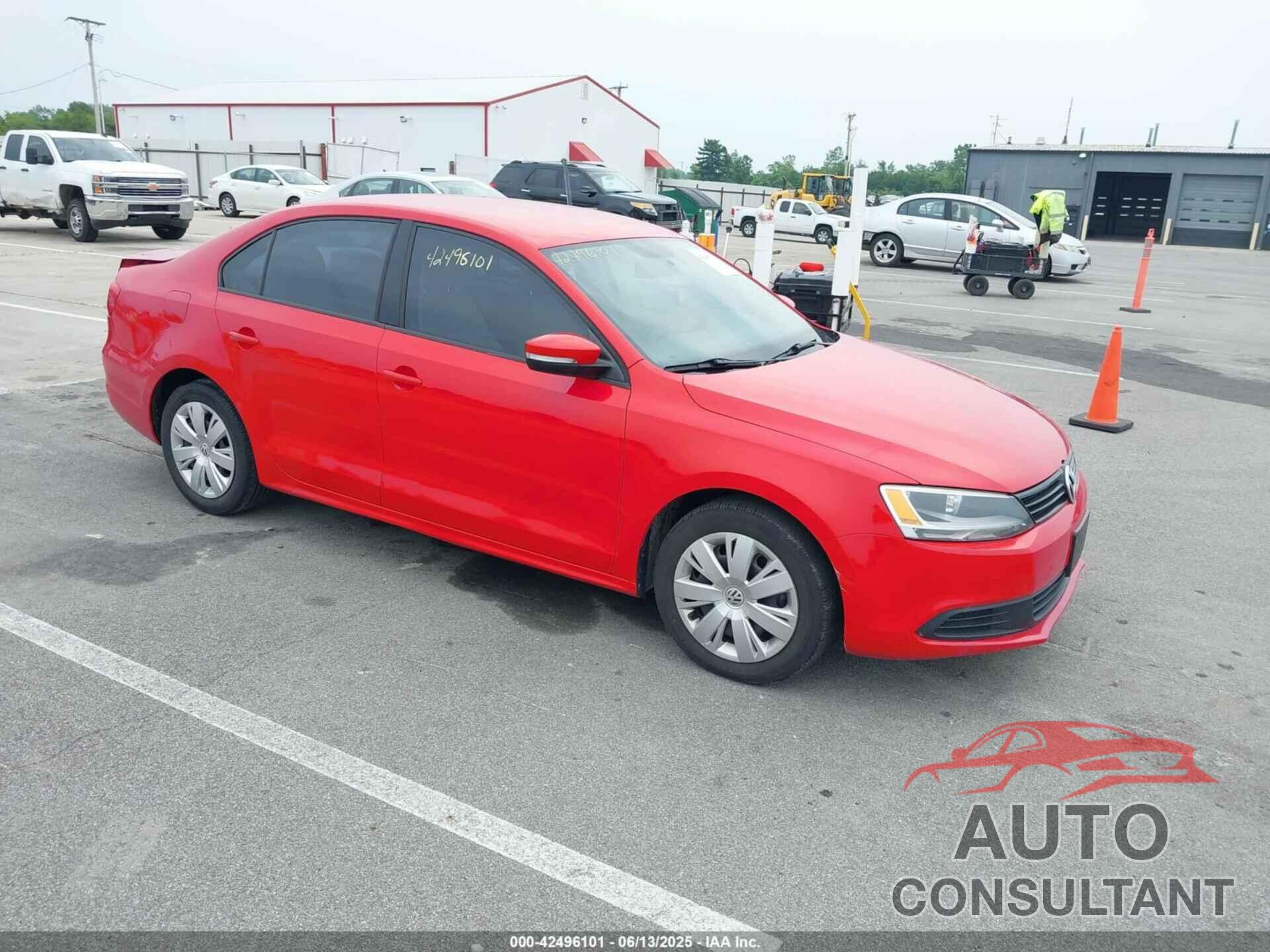 VOLKSWAGEN JETTA 2012 - 3VWDP7AJ9CM382346