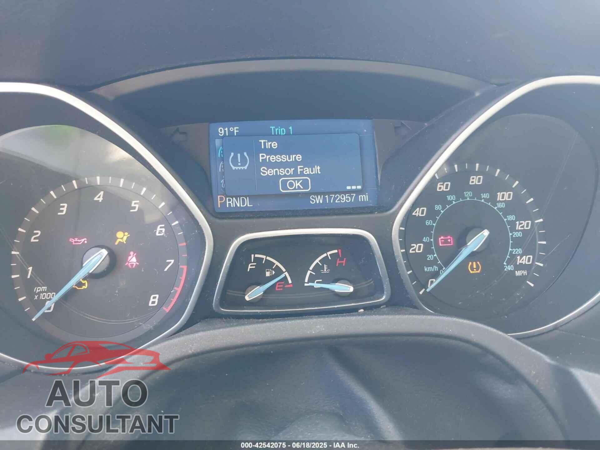 FORD FOCUS 2014 - 1FADP3F21EL258188