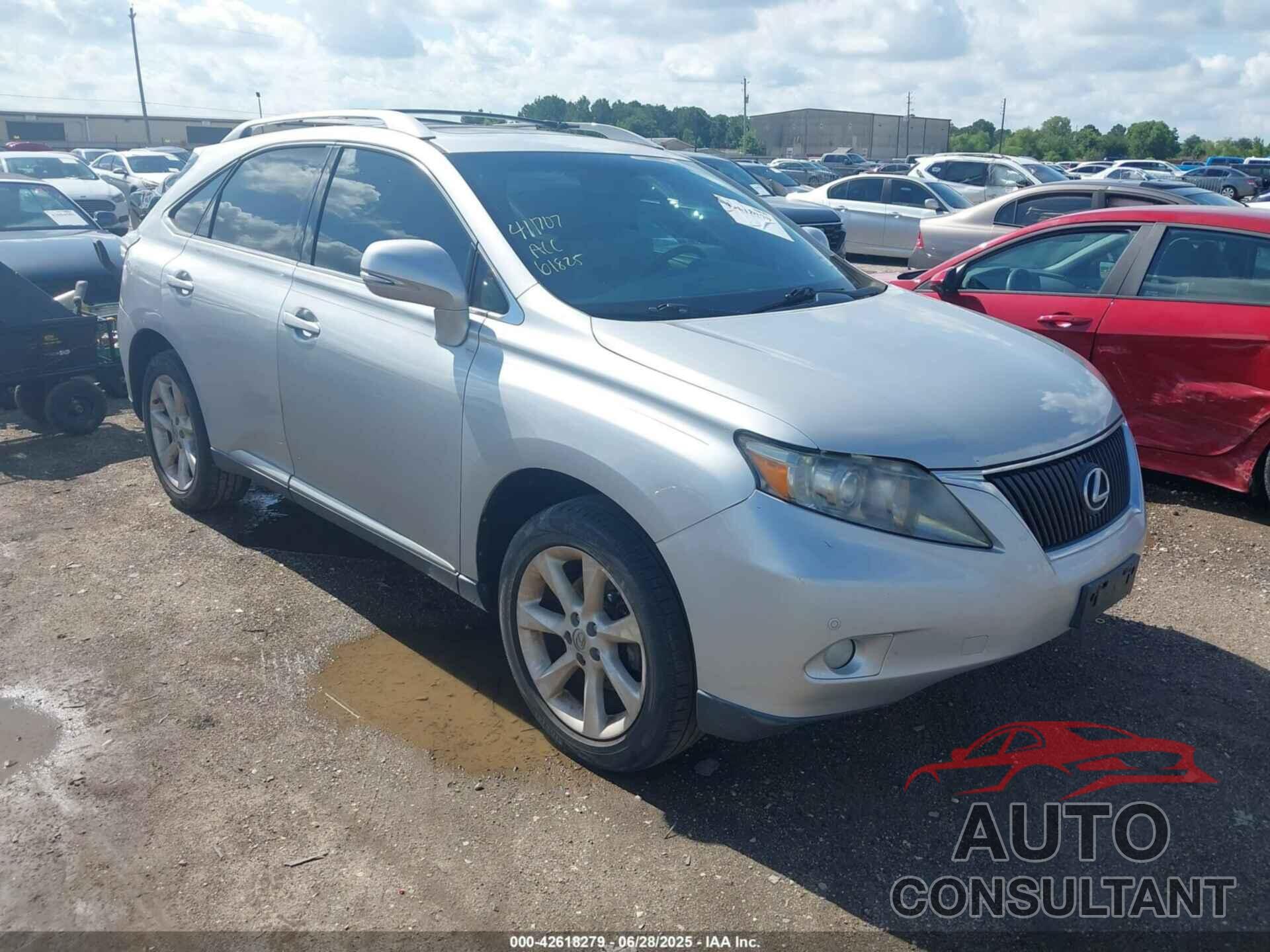 LEXUS RX 350 2012 - 2T2ZK1BA1CC073817