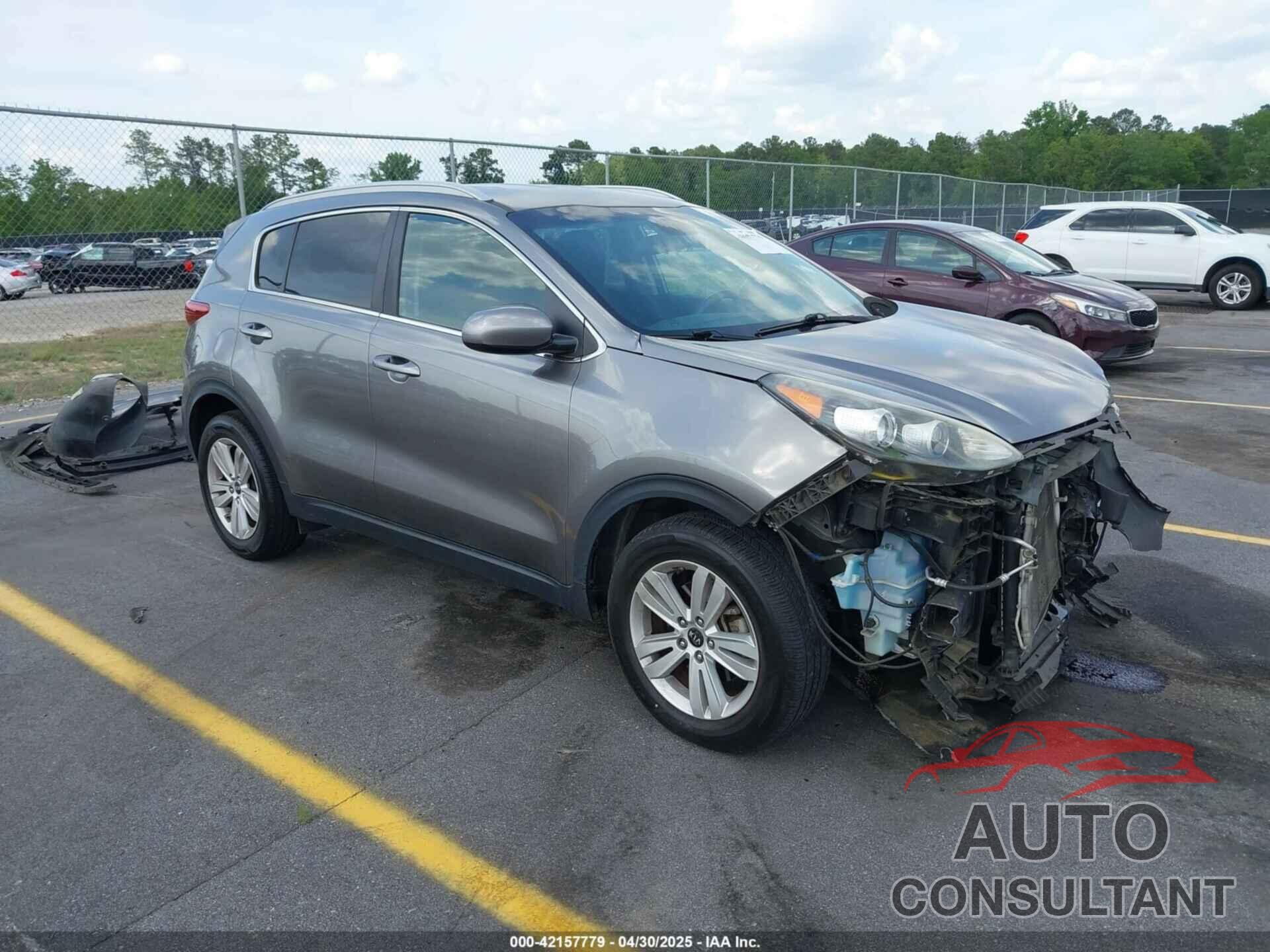 KIA SPORTAGE 2017 - KNDPM3AC5H7035939