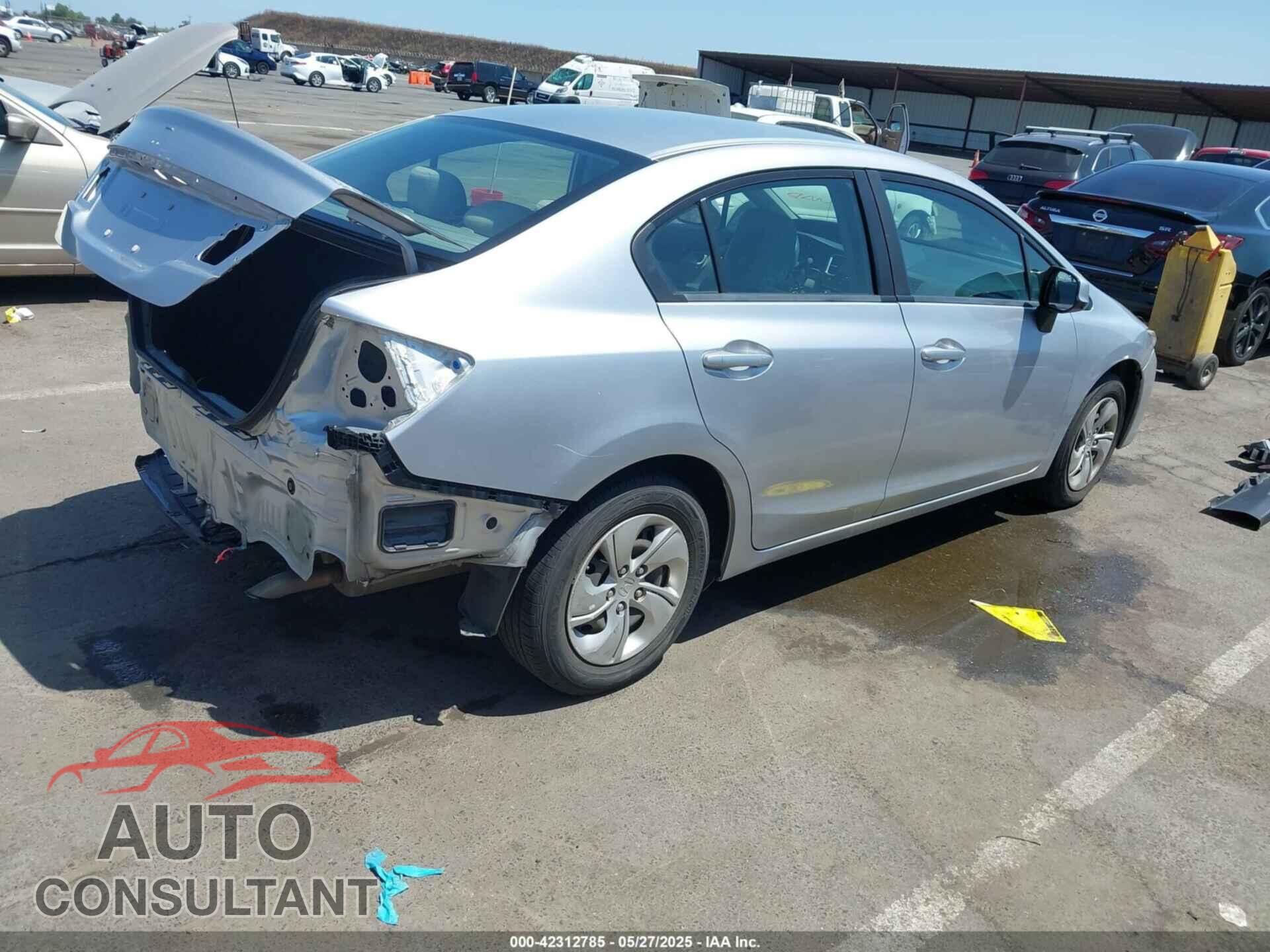 HONDA CIVIC 2013 - 19XFB2F55DE272995