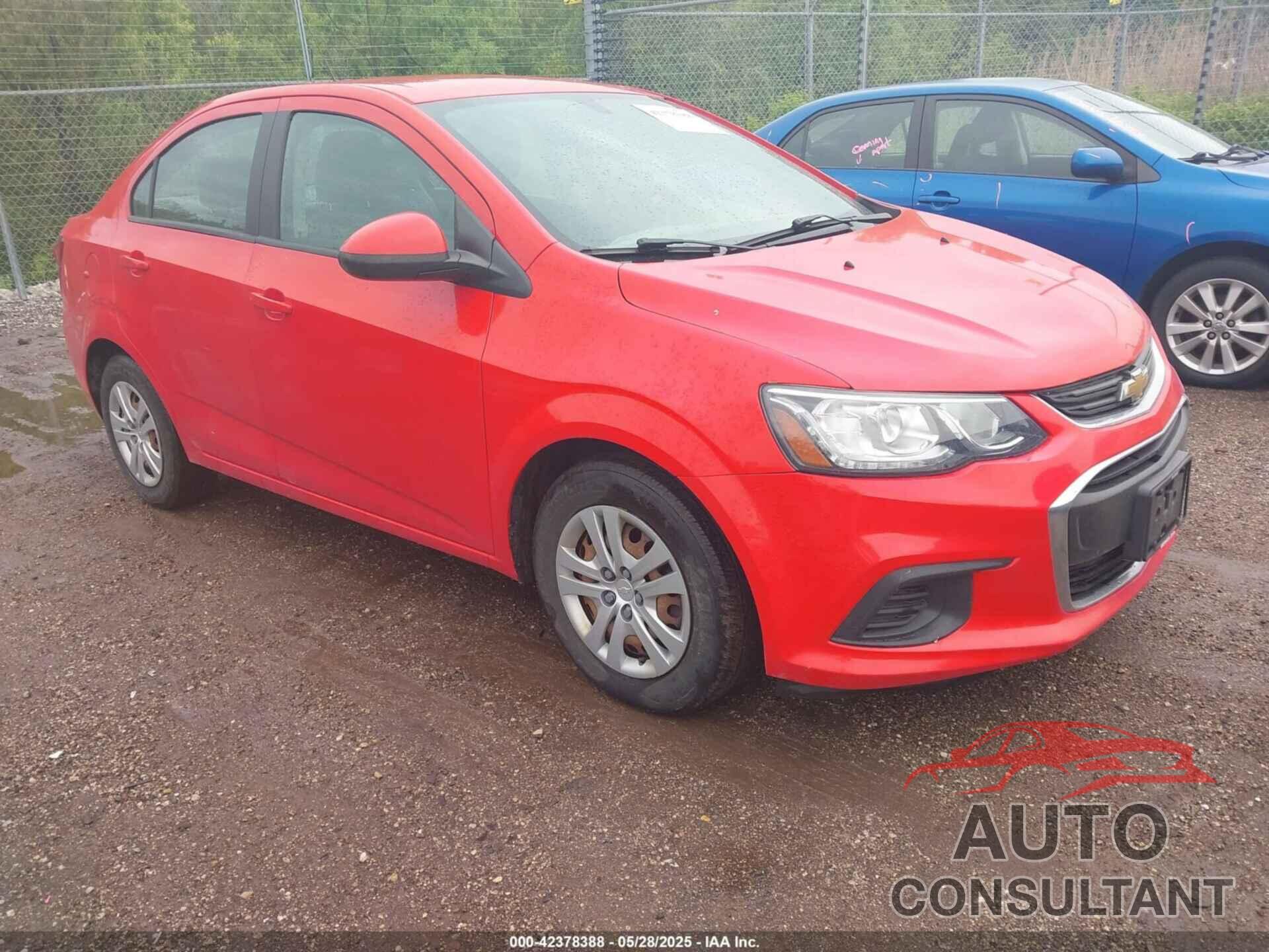 CHEVROLET SONIC 2017 - 1G1JB5SH2H4141664