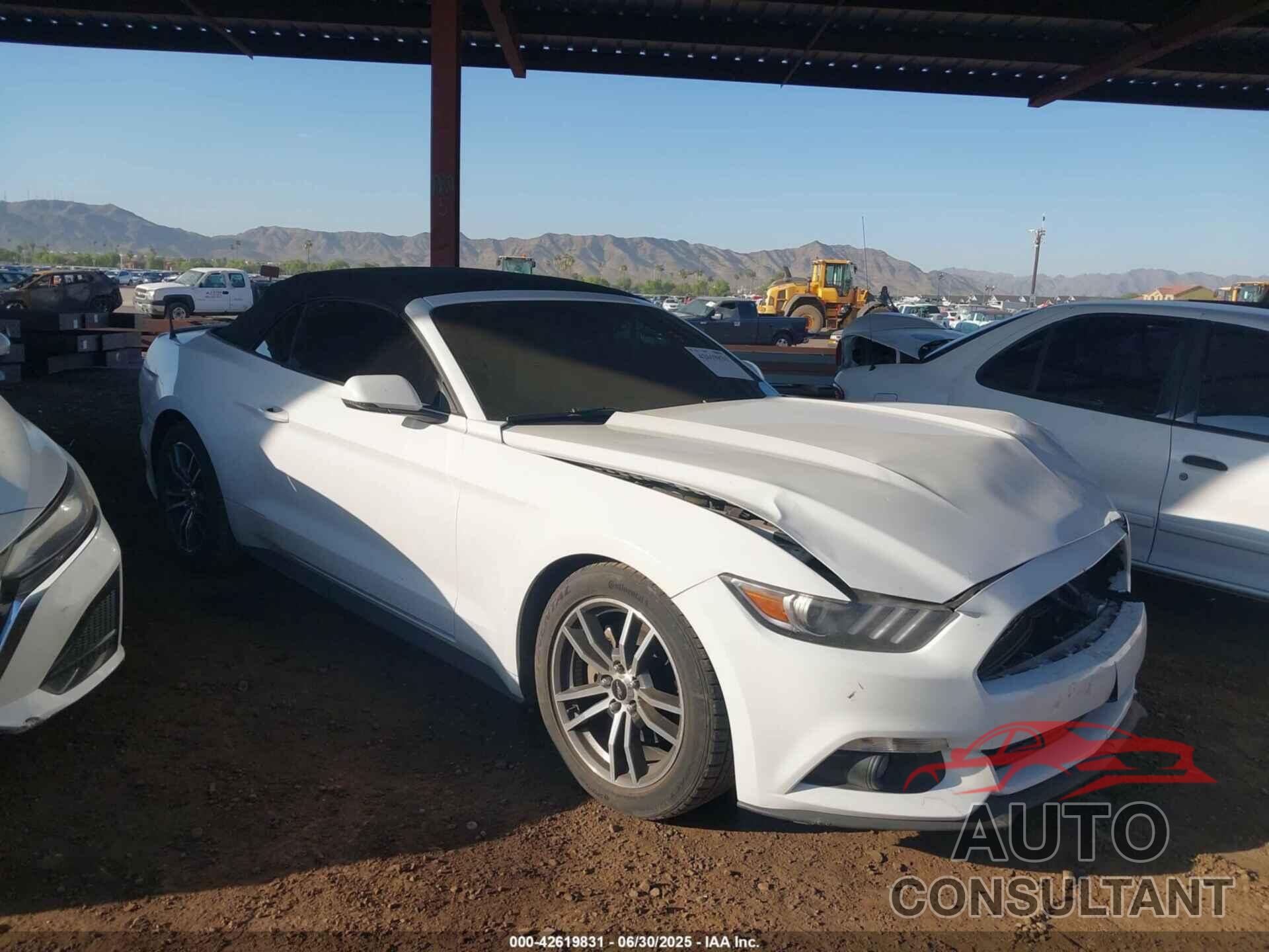 FORD MUSTANG 2017 - 1FATP8UH6H5293673