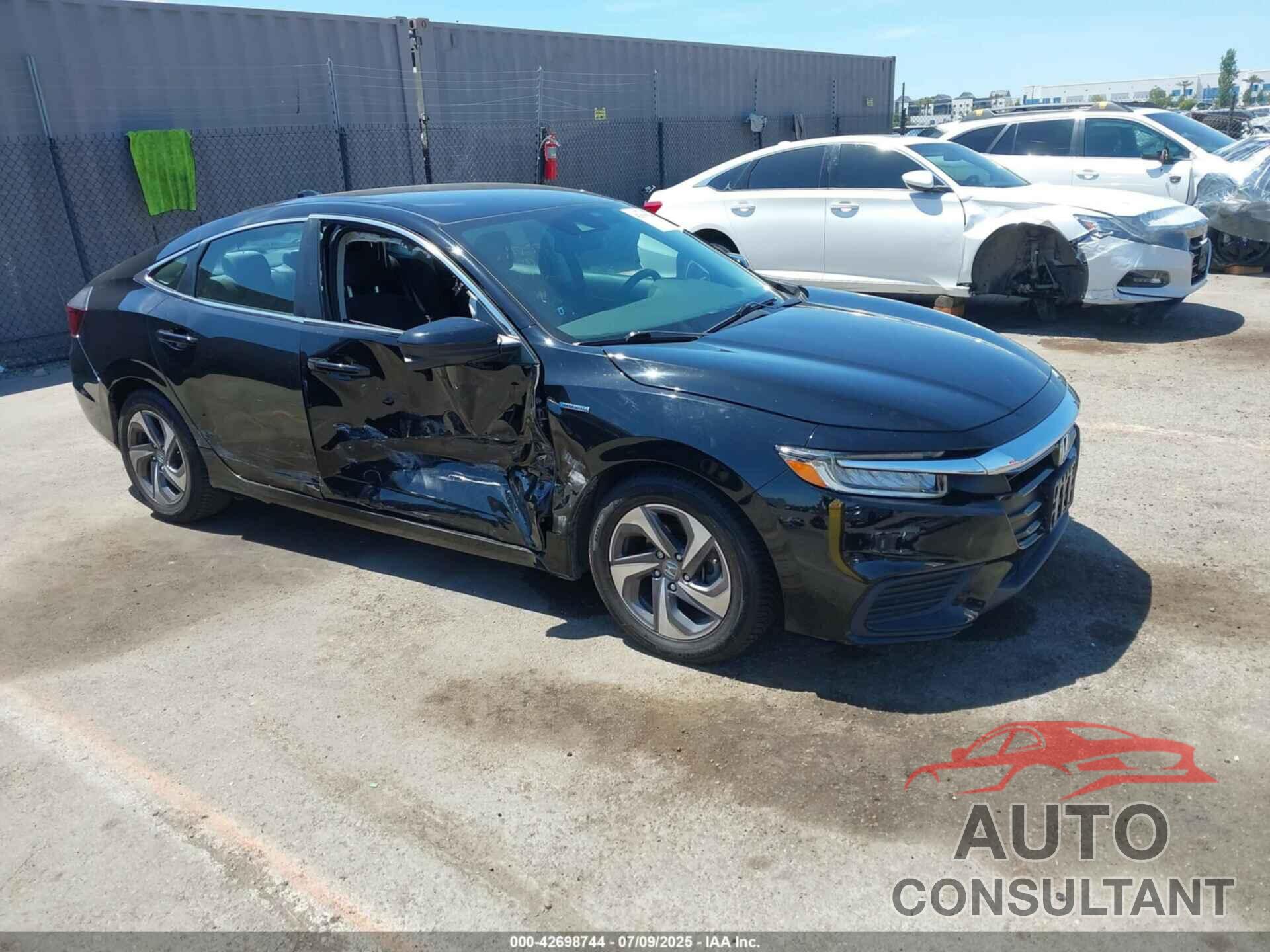 HONDA INSIGHT 2019 - 19XZE4F51KE021436