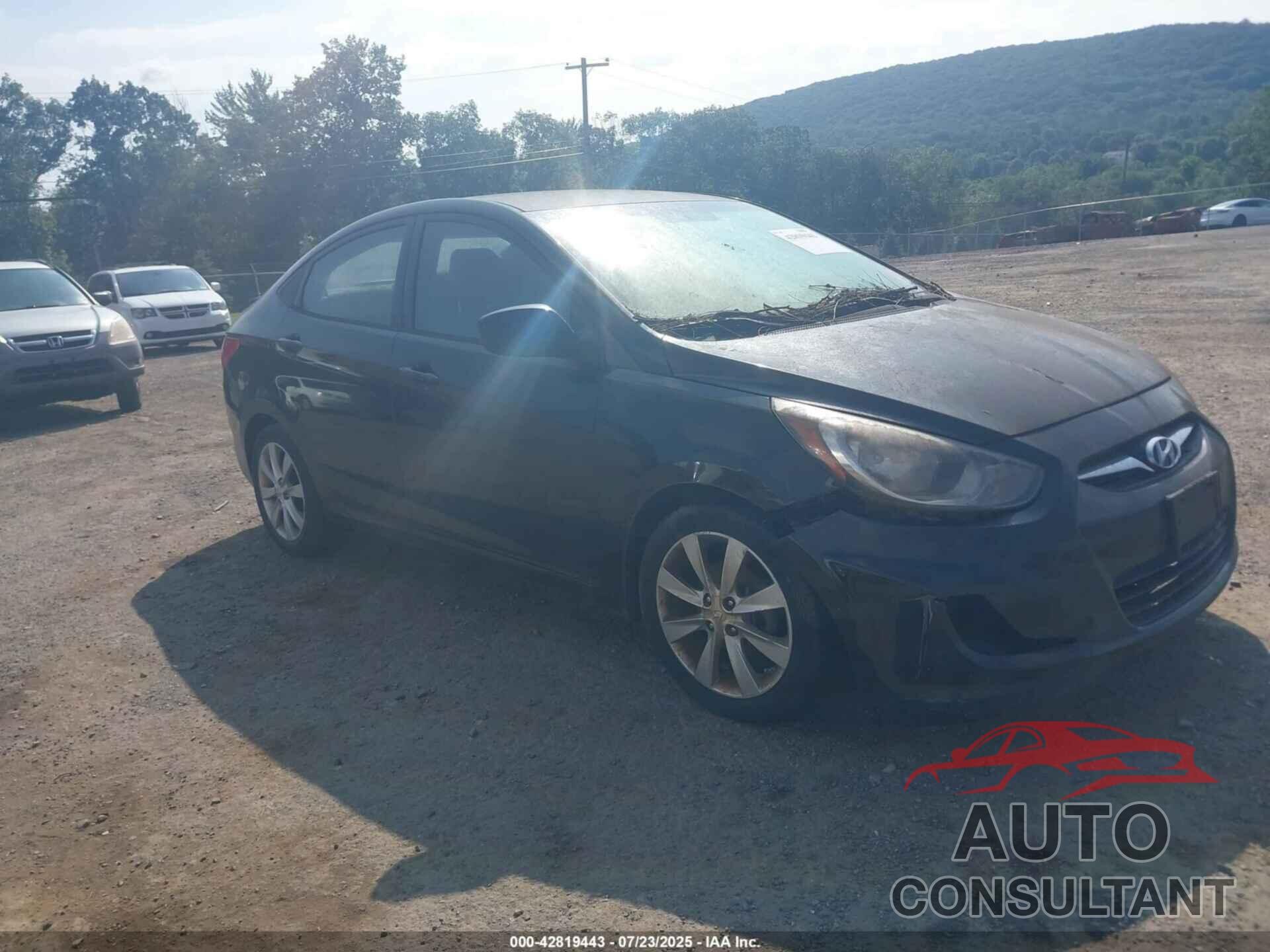 HYUNDAI ACCENT 2012 - KMHCU4AE5CU040361