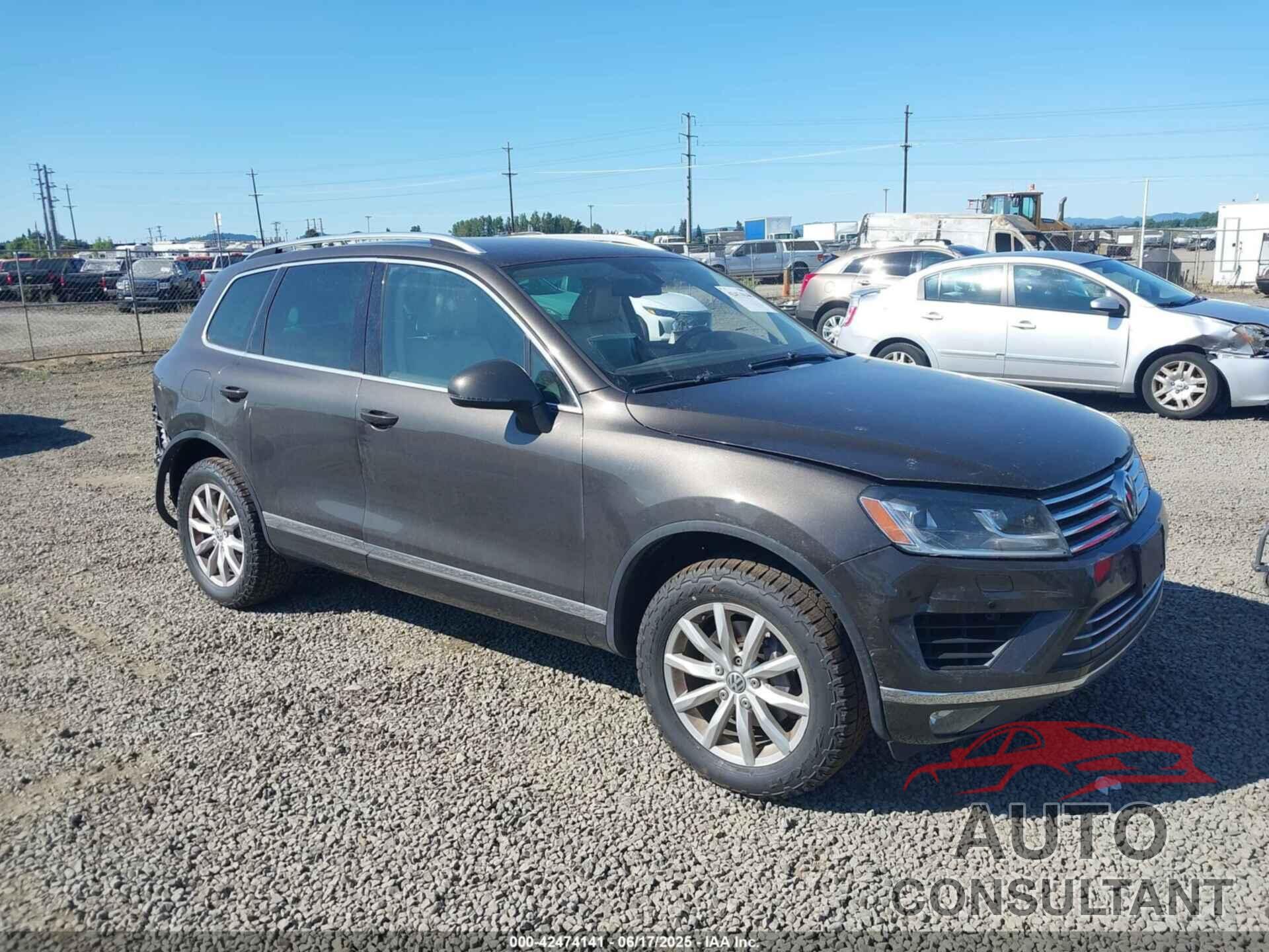 VOLKSWAGEN TOUAREG 2015 - WVGEF9BP6FD002562