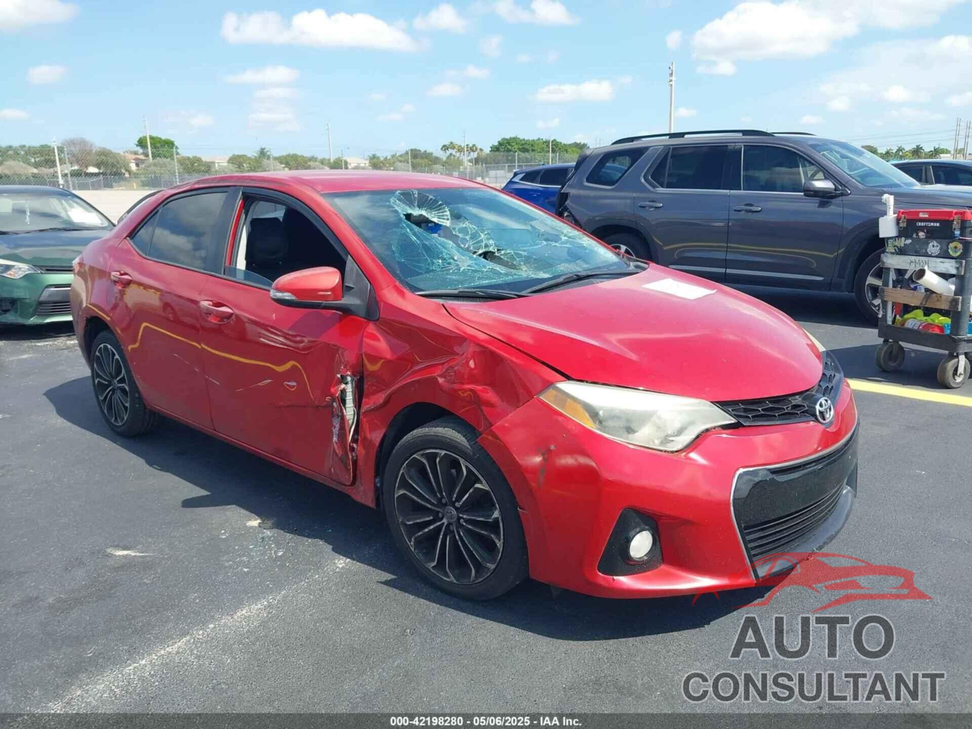 TOYOTA COROLLA 2016 - 2T1BURHE4GC660978