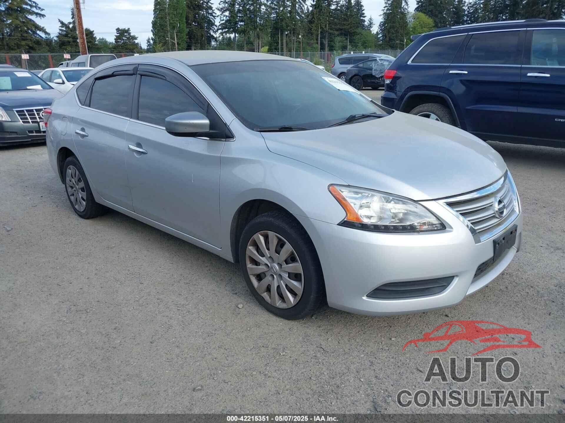 NISSAN SENTRA 2014 - 3N1AB7APXEY224802
