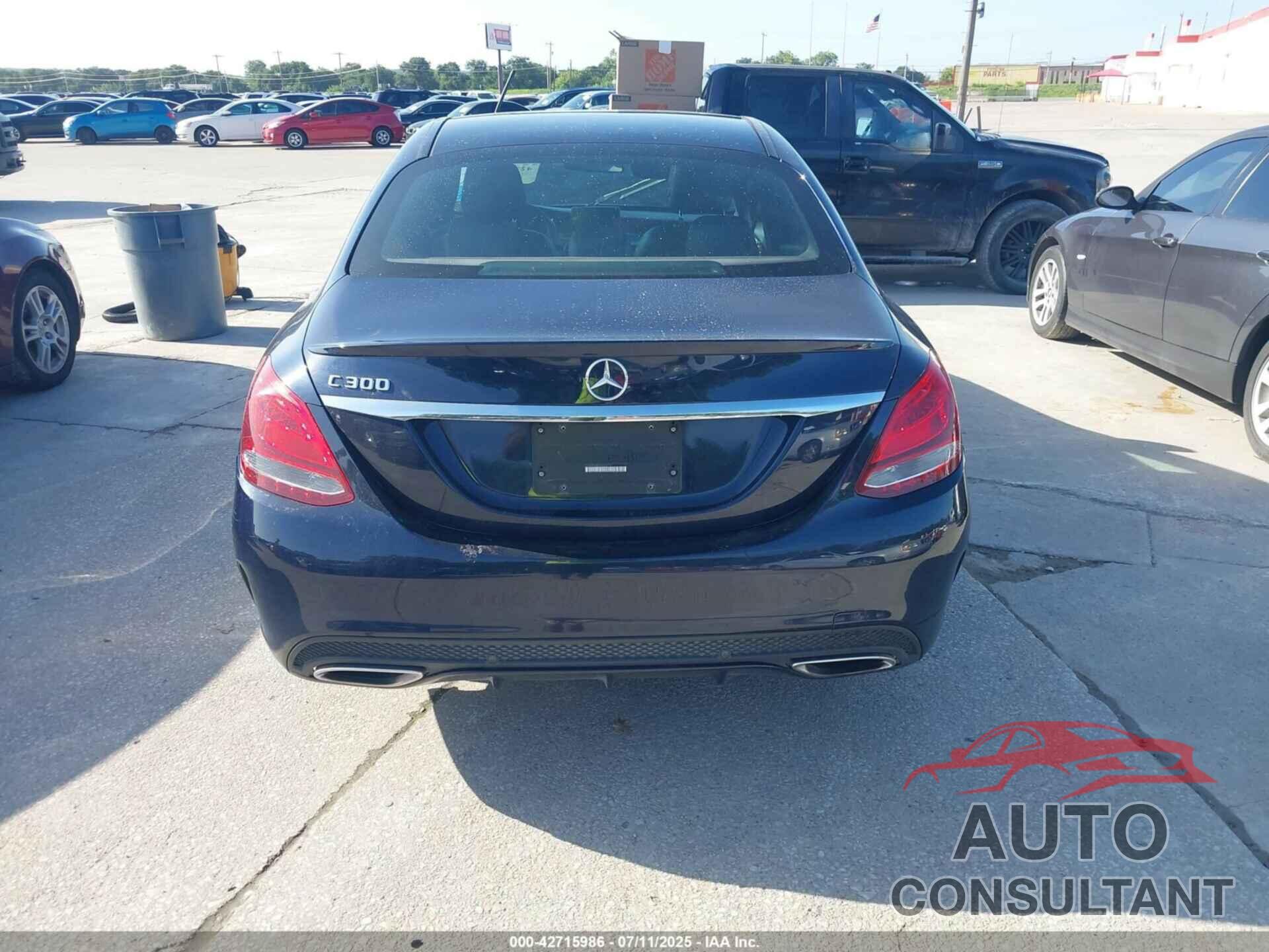 MERCEDES-BENZ C 300 2017 - 55SWF4JB2HU225757