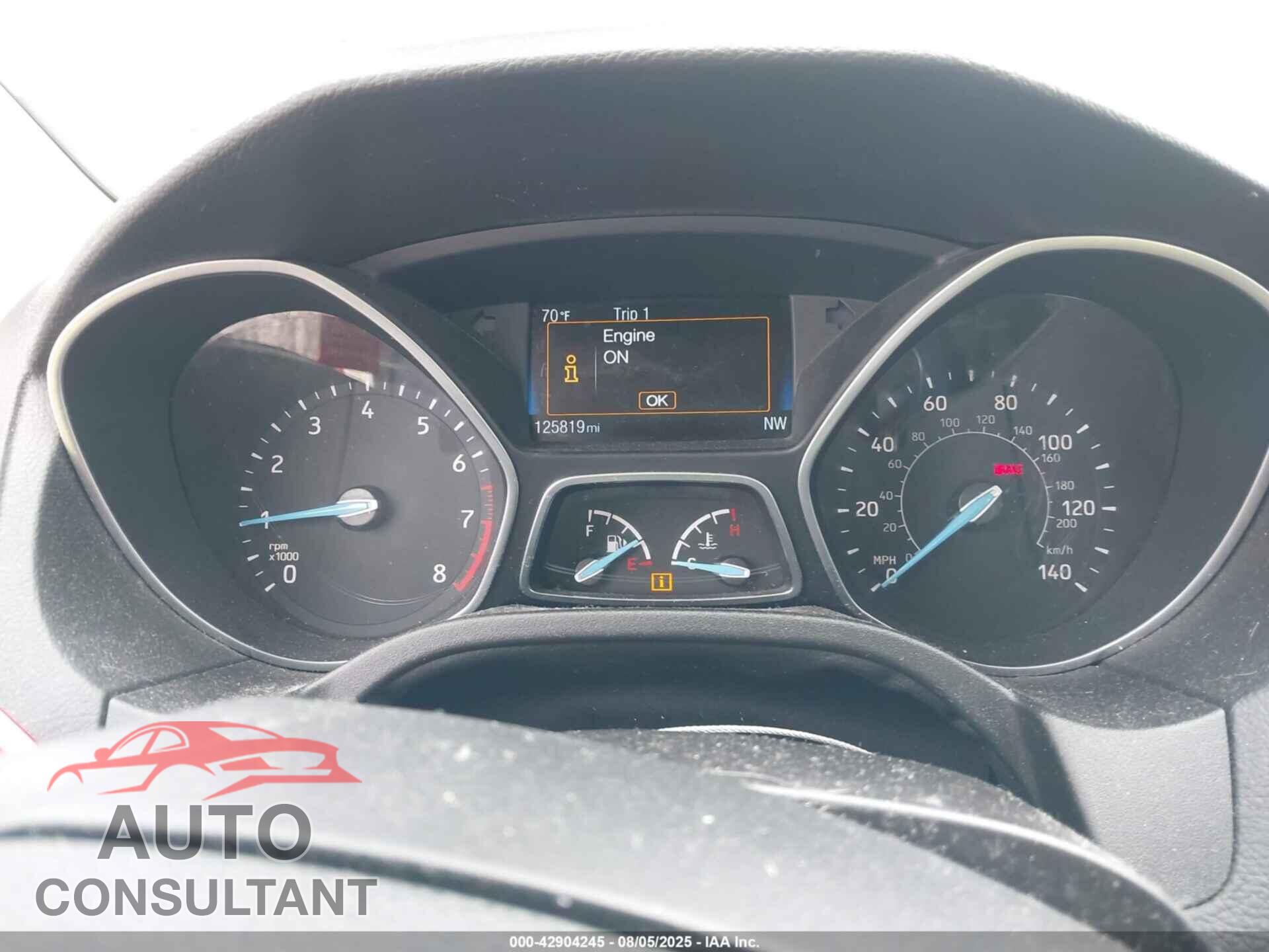 FORD FOCUS 2015 - 1FADP3F29FL293093