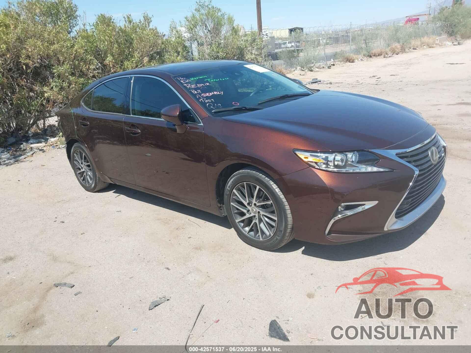 LEXUS ES 350 2016 - 58ABK1GG7GU017834