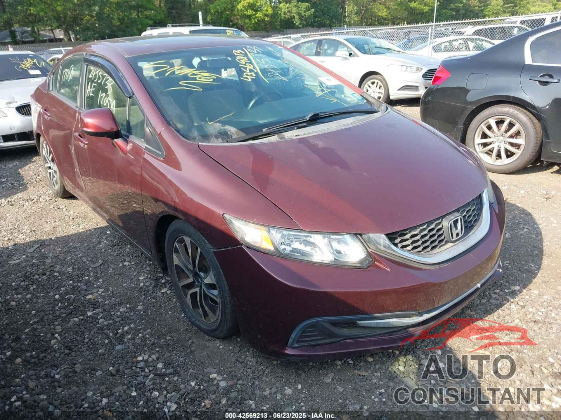 HONDA CIVIC 2013 - 19XFB2F84DE294562