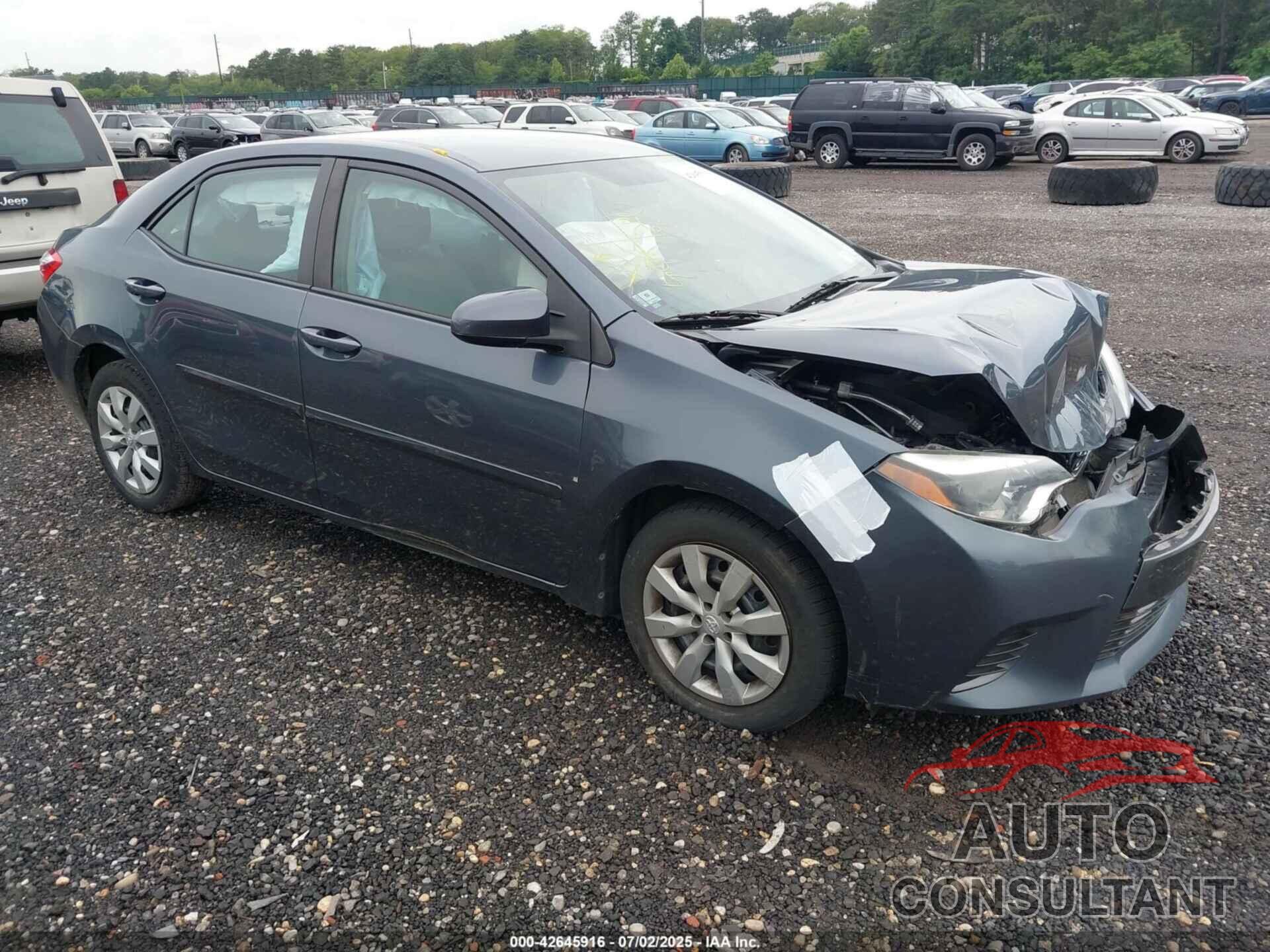 TOYOTA COROLLA 2014 - 2T1BURHE4EC226928