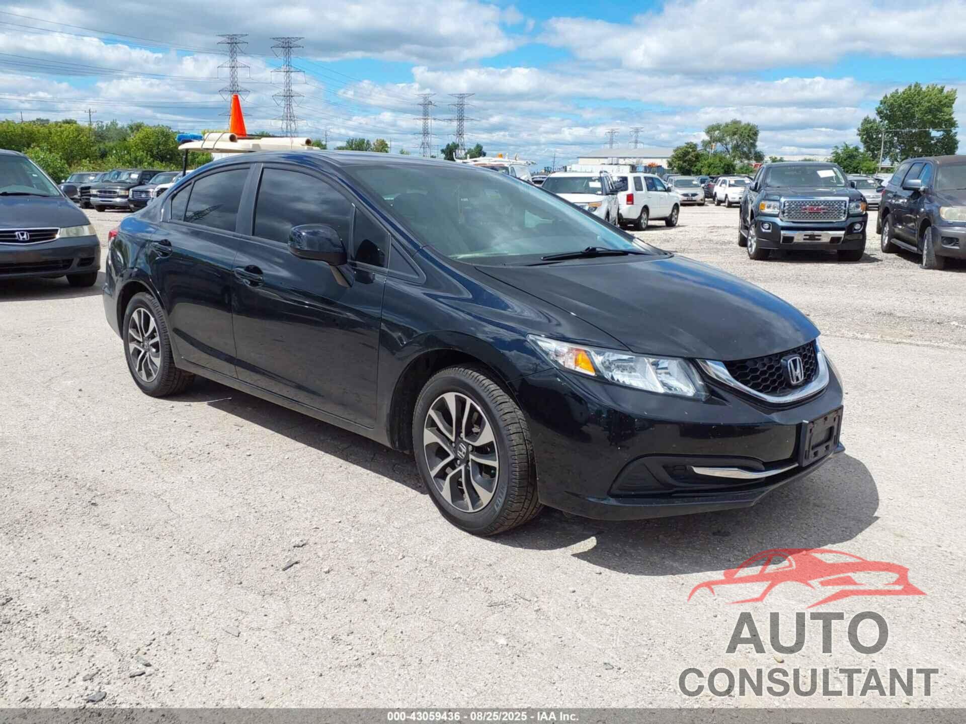 HONDA CIVIC 2013 - 19XFB2F87DE074235