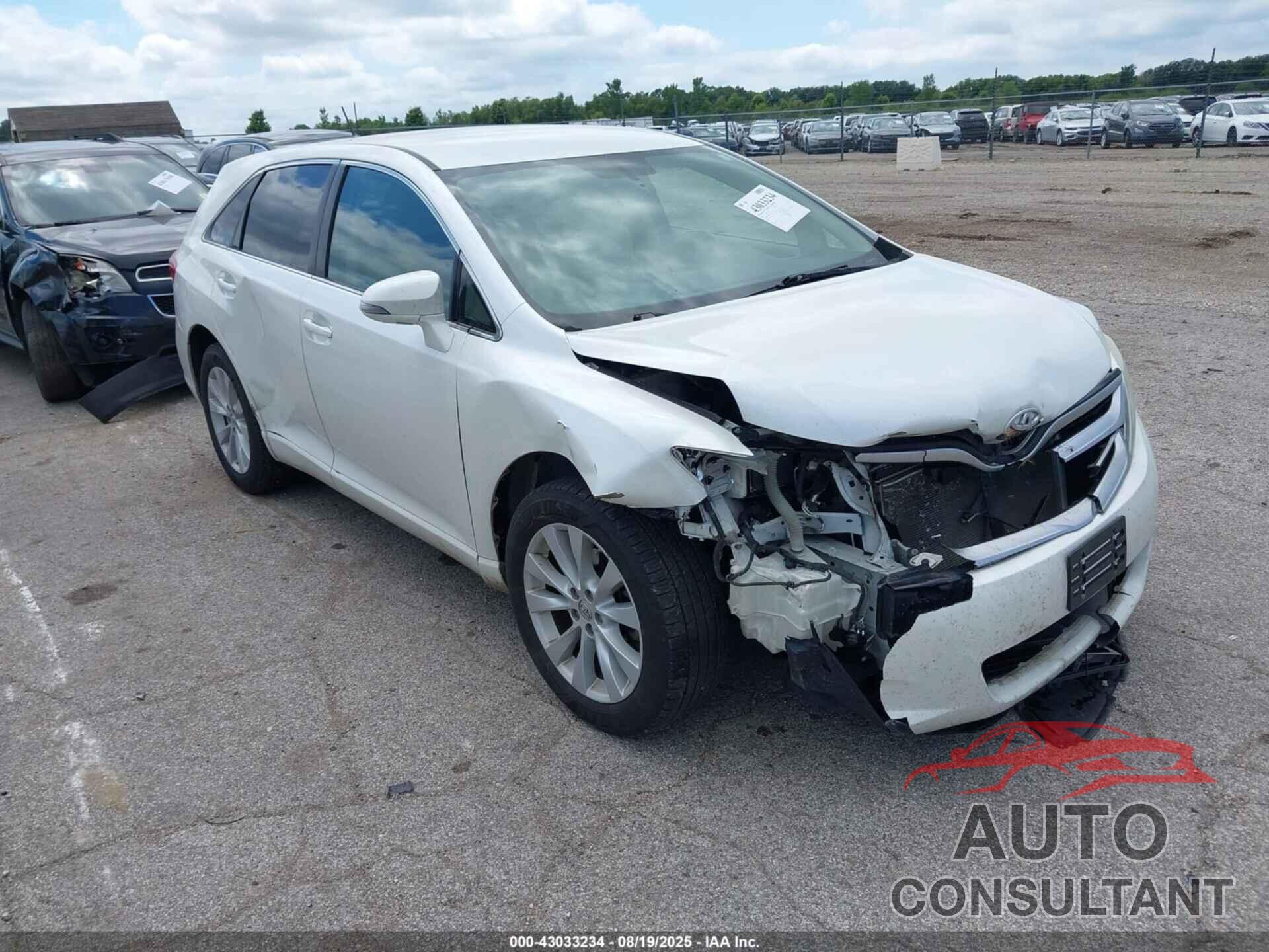 TOYOTA VENZA 2015 - 4T3BA3BB3FU072210