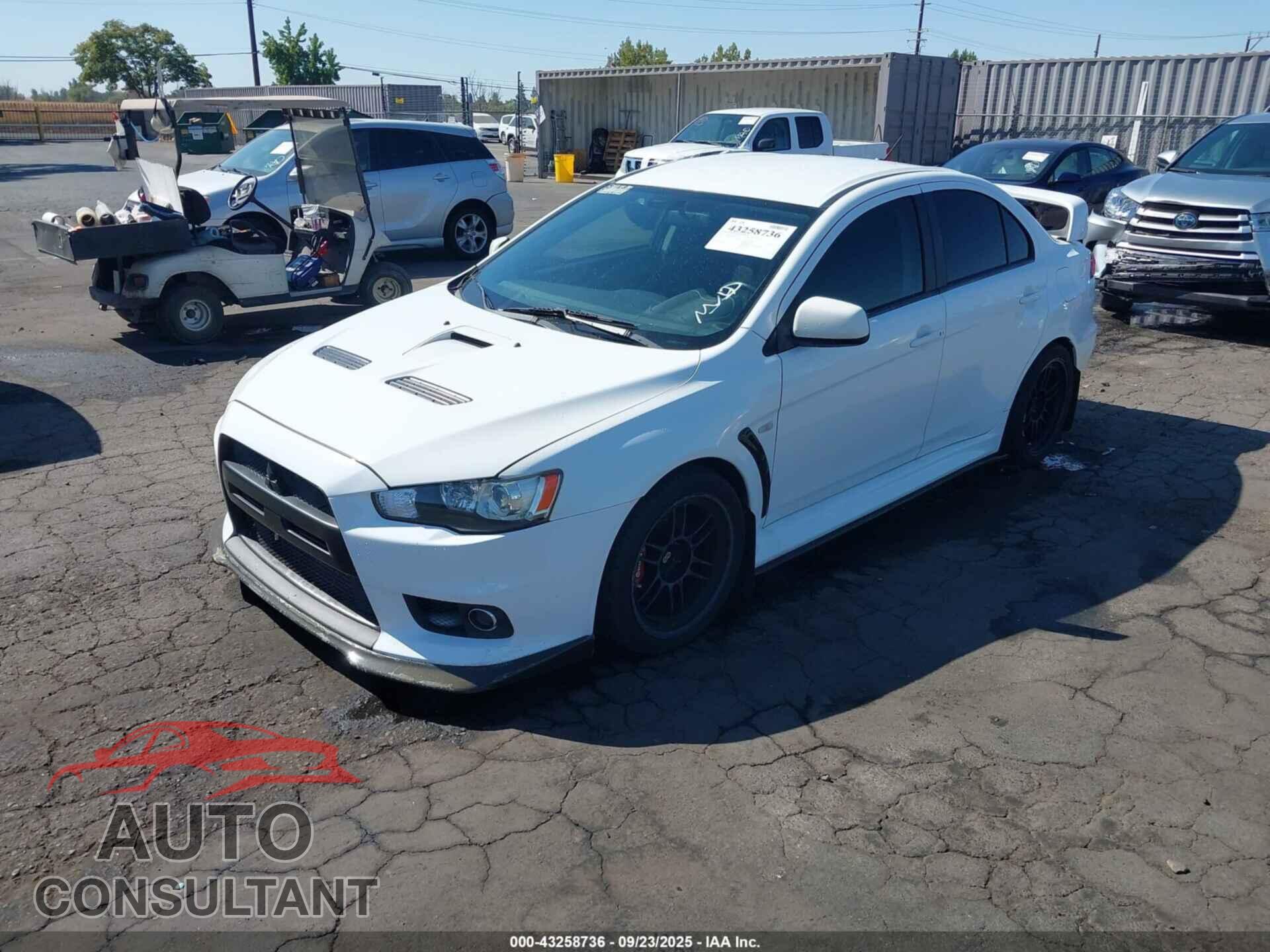 MITSUBISHI LANCER EVOLUTION 2011 - JA32W8FV3BU046554