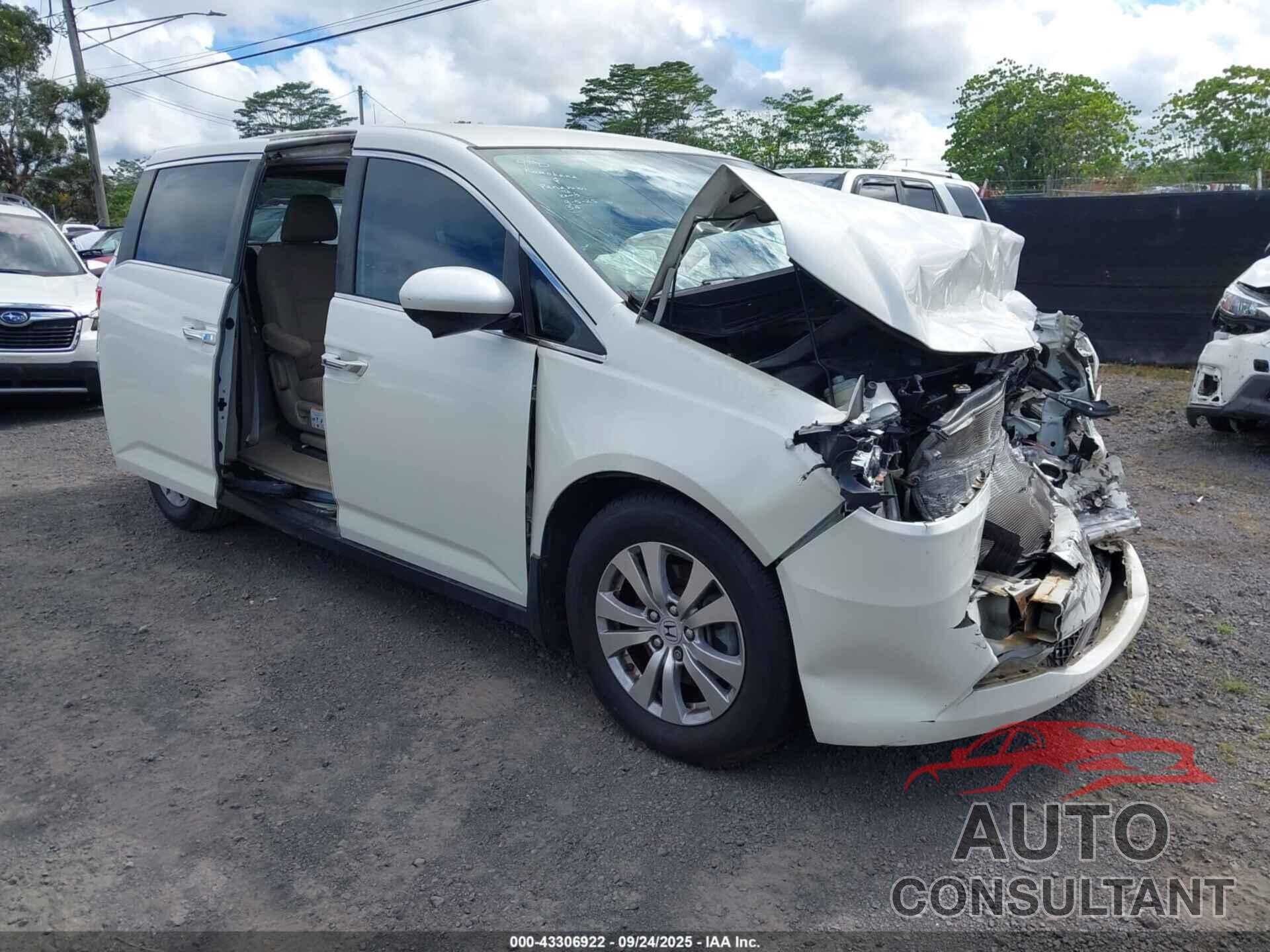 HONDA ODYSSEY 2016 - 5FNRL5H31GB125790