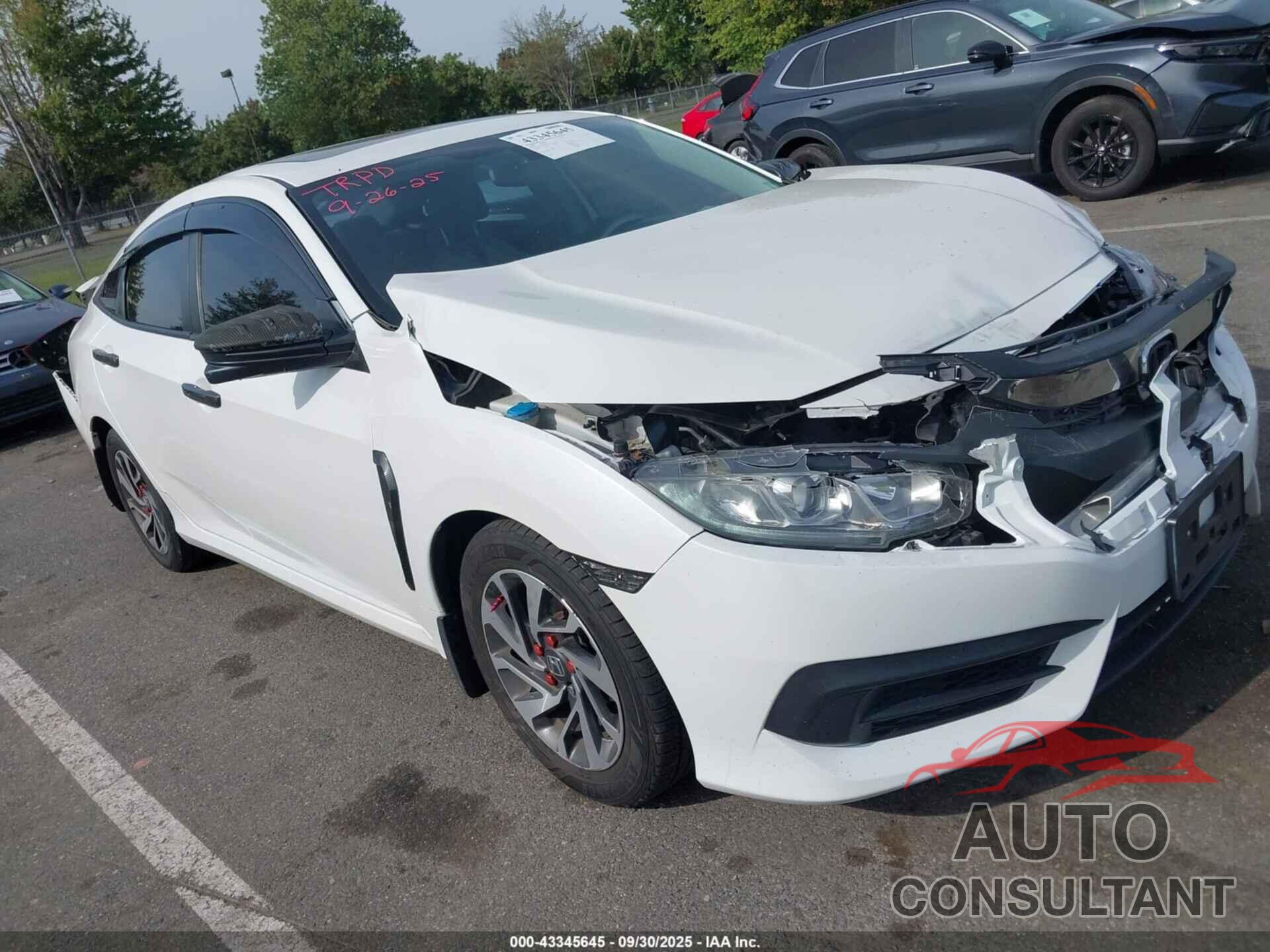 HONDA CIVIC 2018 - 19XFC2F79JE206136