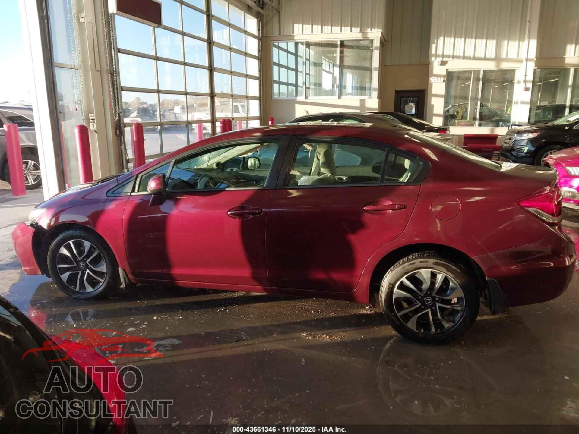 HONDA CIVIC 2013 - 19XFB2F82DE035357