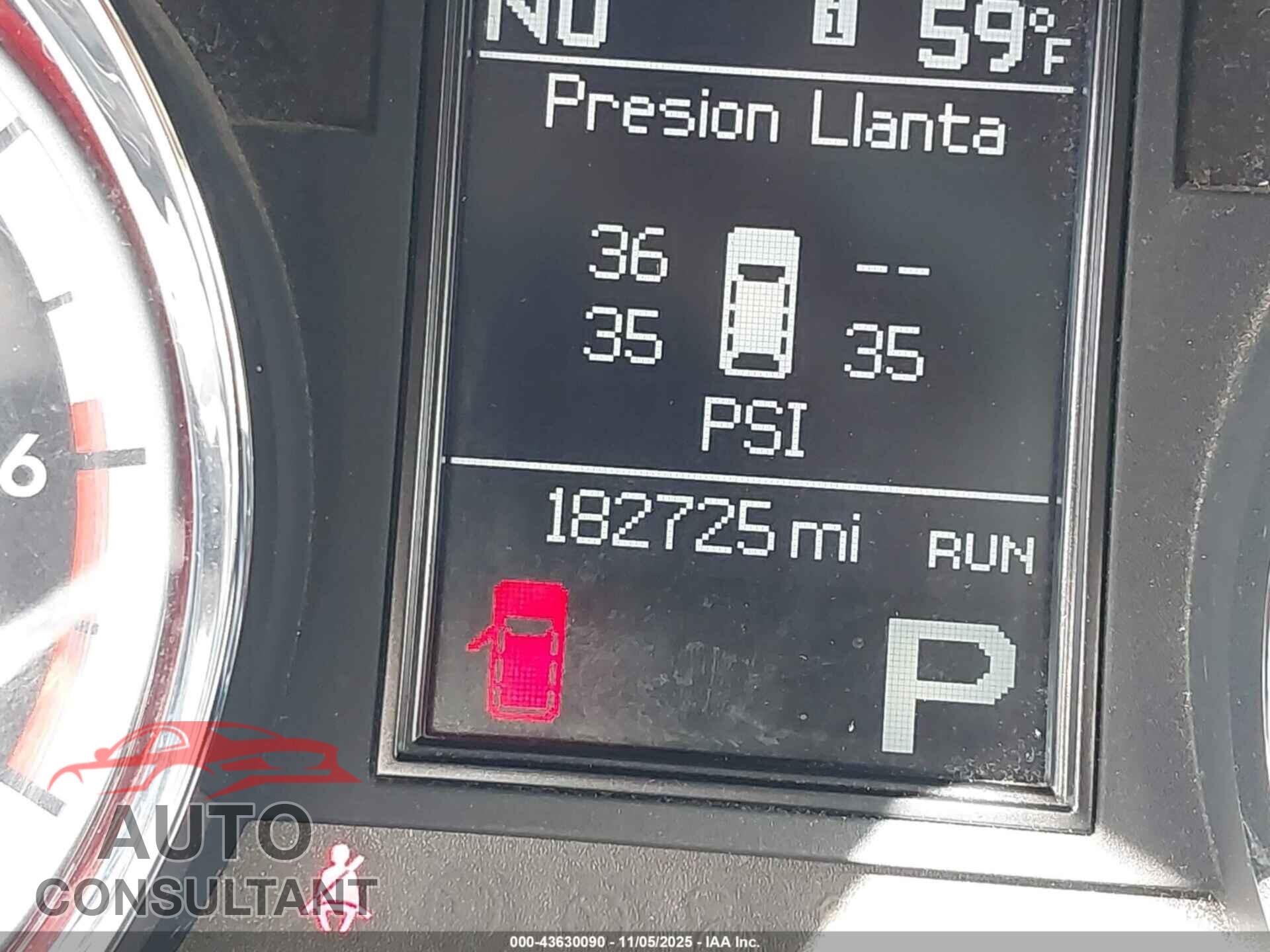 DODGE DURANGO 2011 - 1D4SD4GT0BC648317