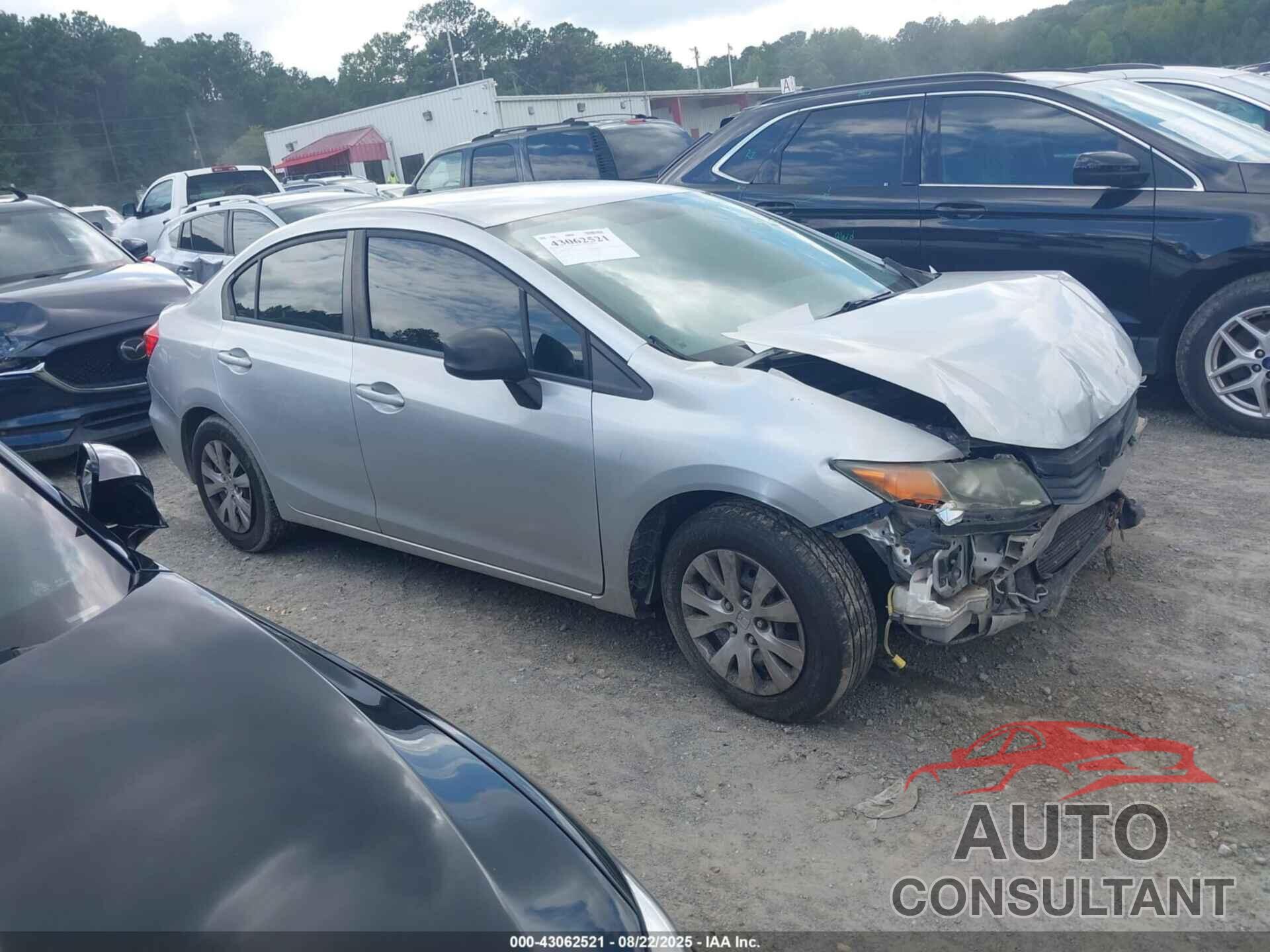 HONDA CIVIC 2012 - 19XFB2F5XCE077795