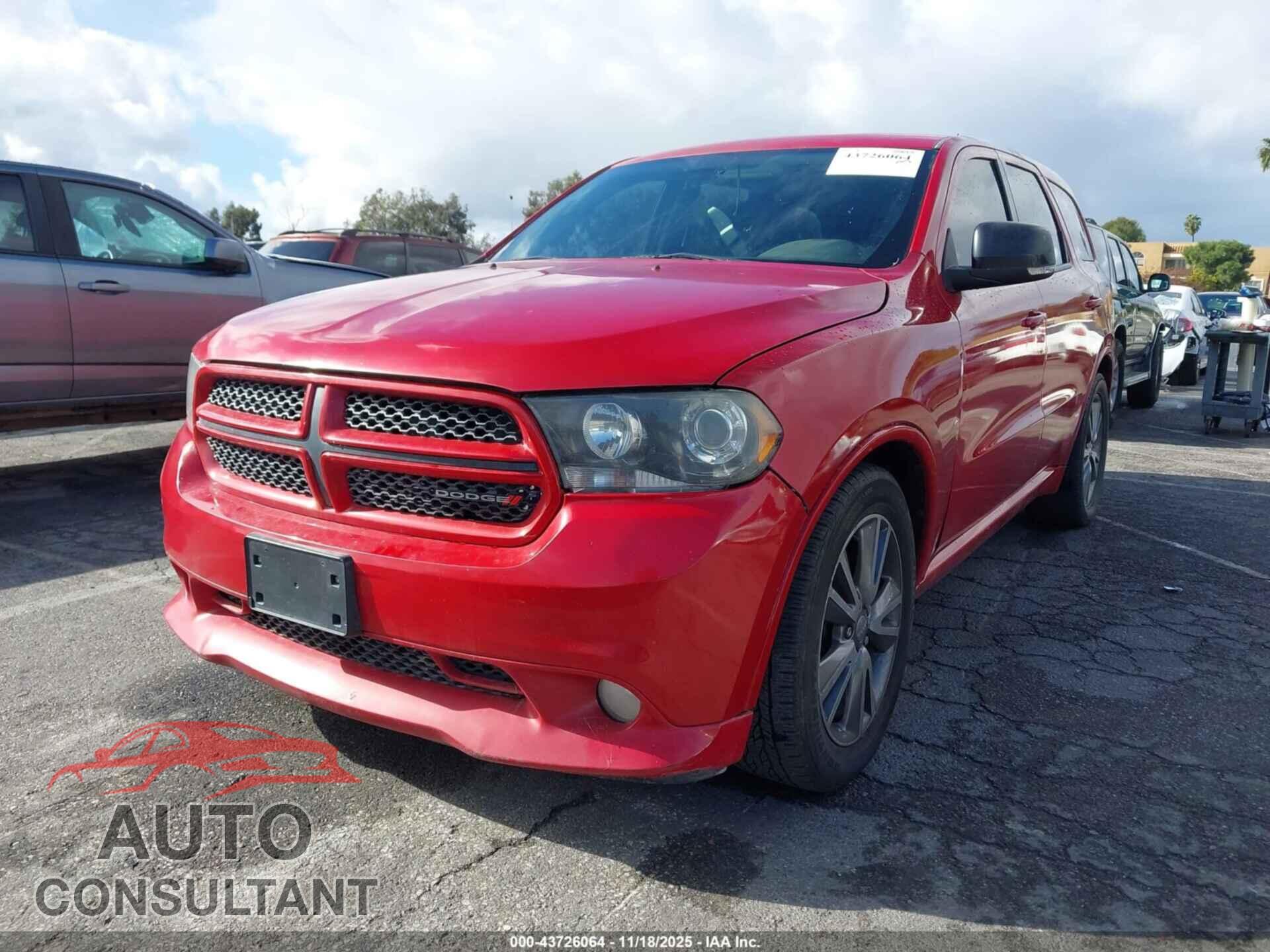DODGE DURANGO 2013 - 1C4SDJCT6DC674327