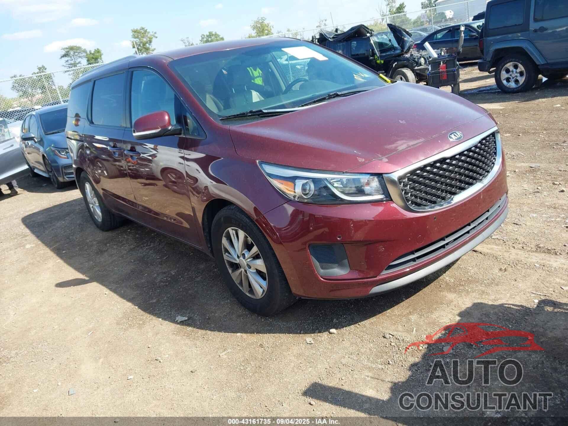 KIA SEDONA 2017 - KNDMB5C13H6309743