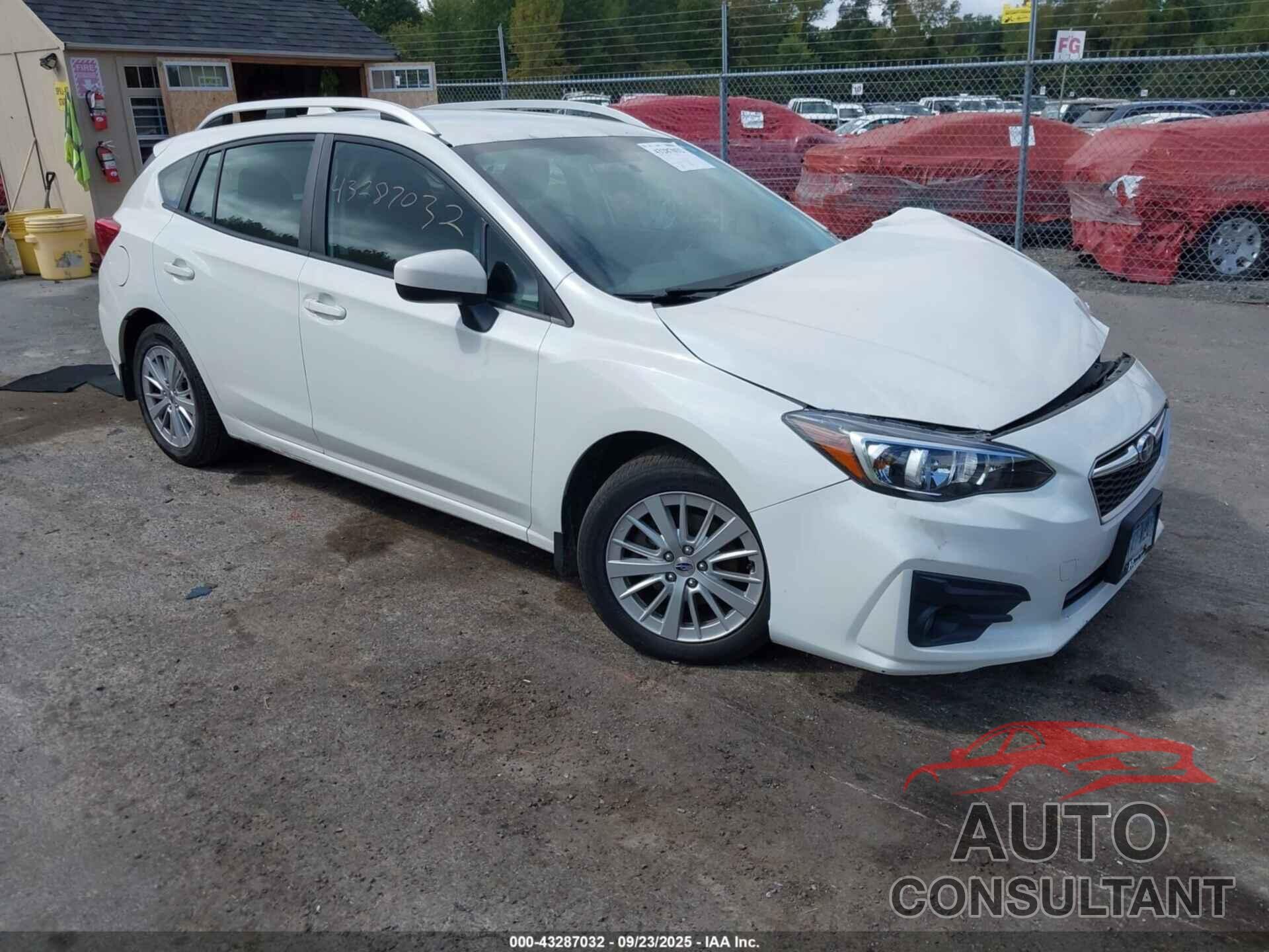SUBARU IMPREZA 2018 - 4S3GTAD6XJ3720755