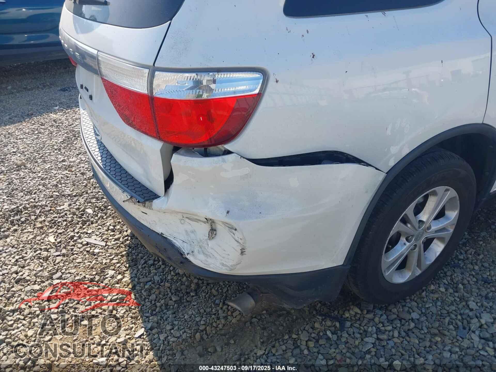 DODGE DURANGO 2013 - 1C4RDJAG8DC572242