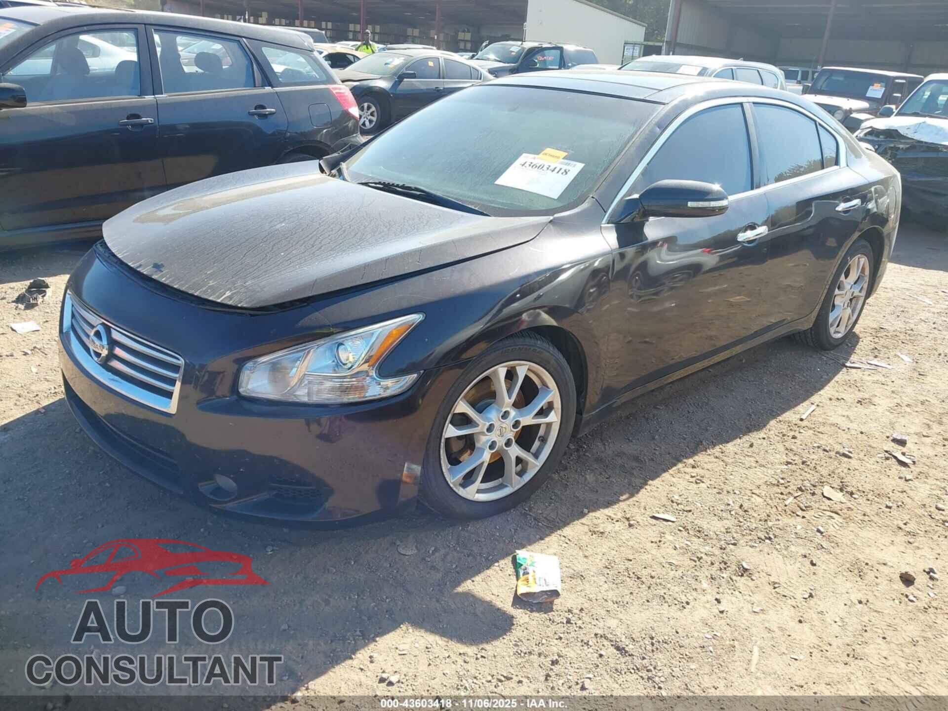 NISSAN MAXIMA 2013 - 1N4AA5AP2DC825252