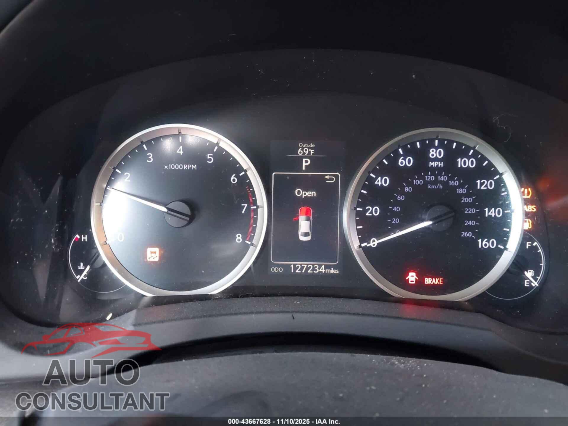 LEXUS IS 250 2014 - JTHBF1D20E5026499