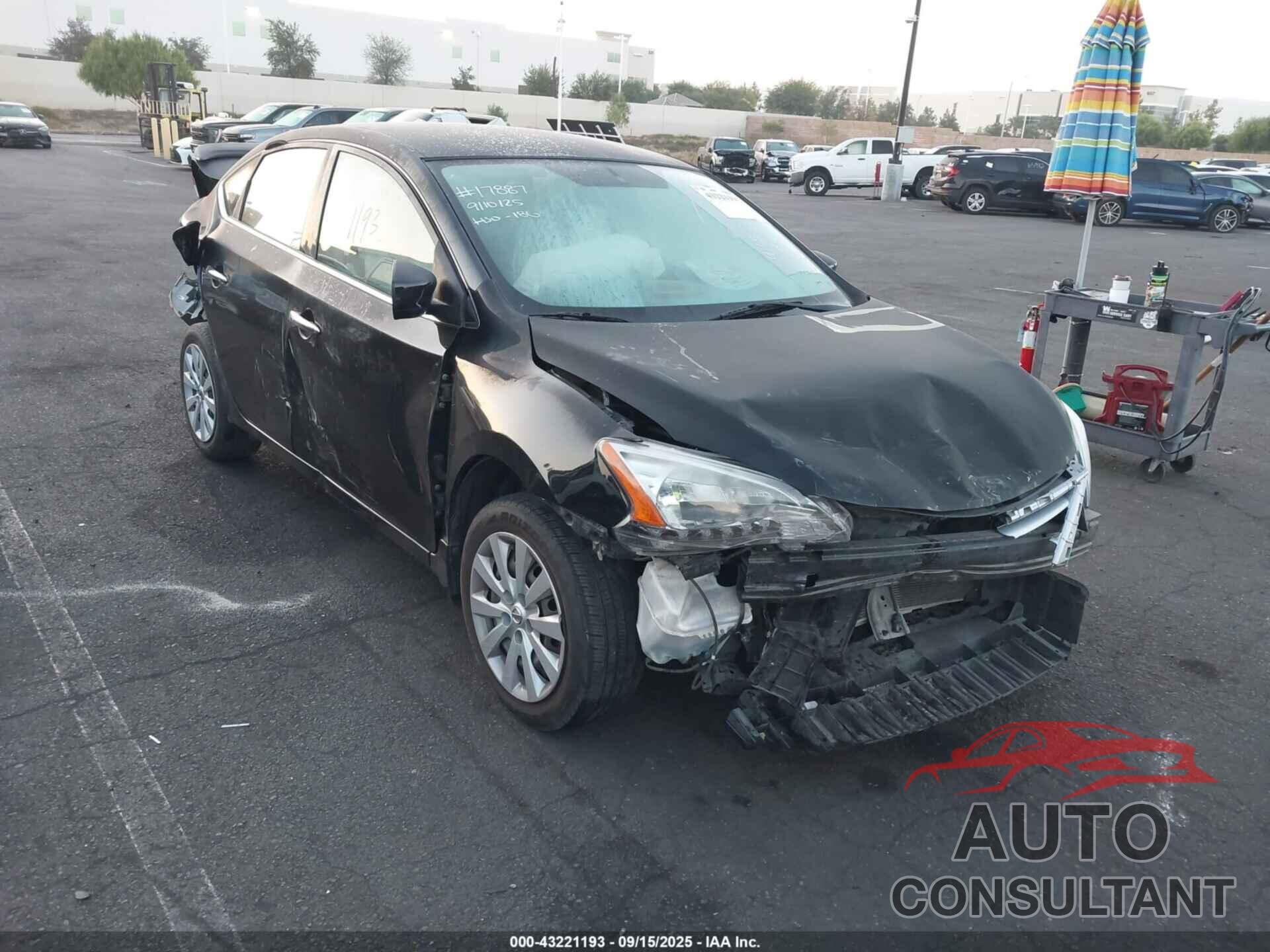 NISSAN SENTRA 2015 - 3N1AB7AP1FY235527