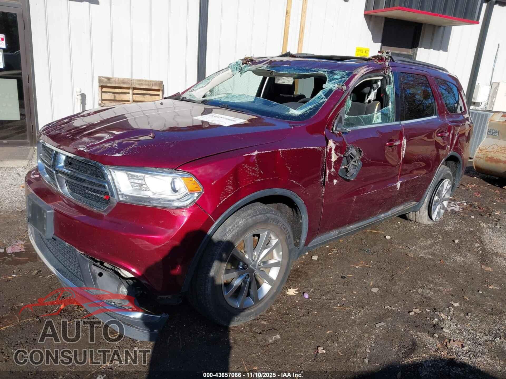 DODGE DURANGO 2017 - 1C4RDJAG9HC860874