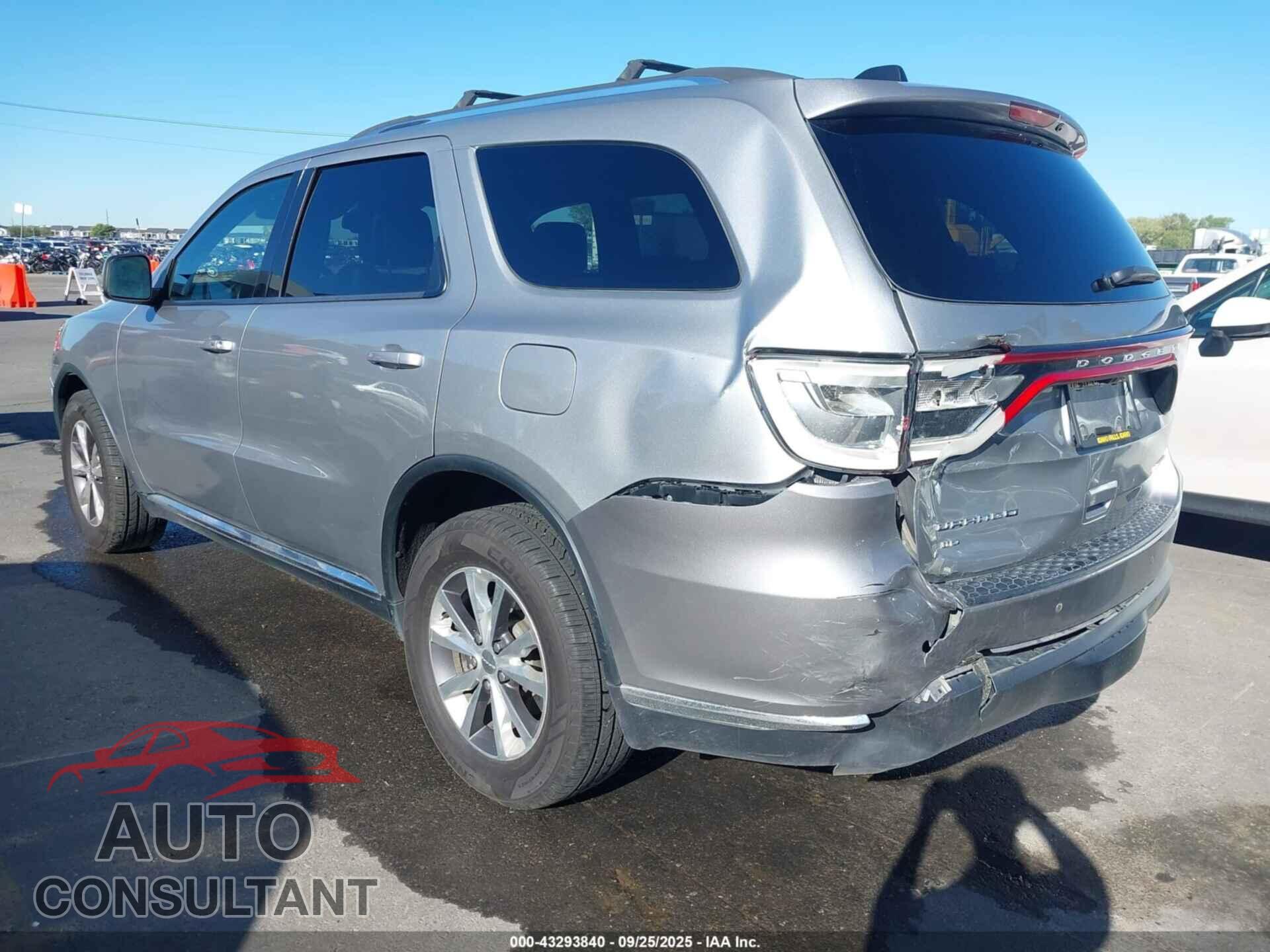 DODGE DURANGO 2016 - 1C4RDJDG9GC449162