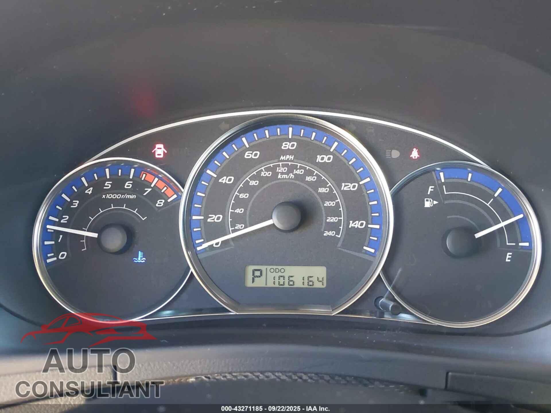 SUBARU FORESTER 2013 - JF2SHAEC0DH417783