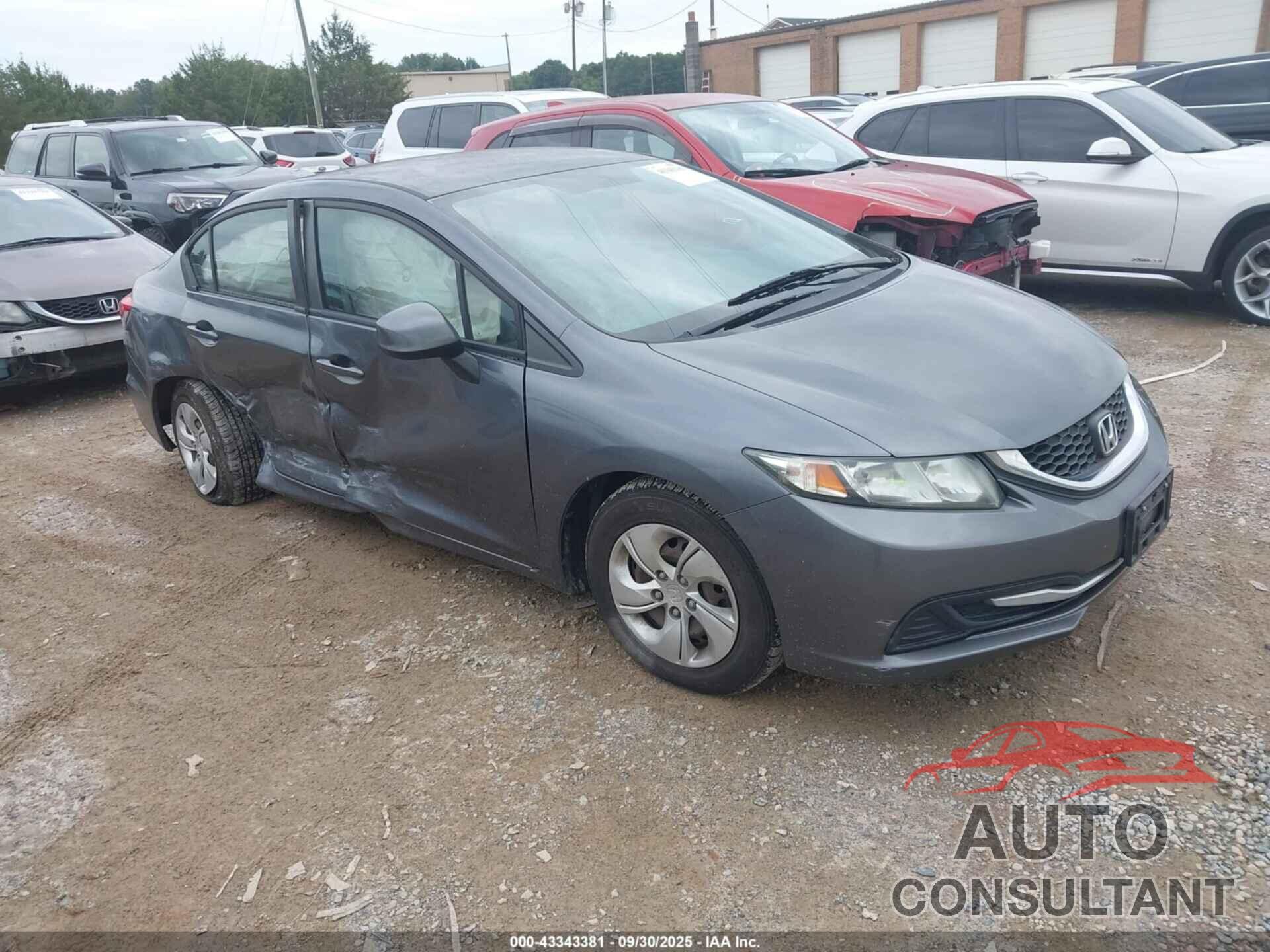 HONDA CIVIC 2013 - 19XFB2F57DE236211